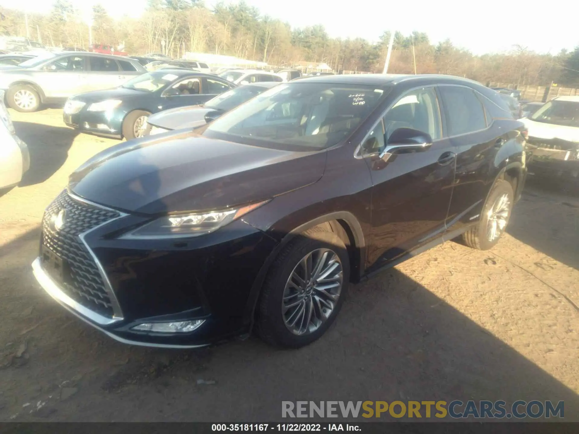 2 fotografías del automóvil dañado 2T2JGMDA0LC052907 LEXUS RX 2020