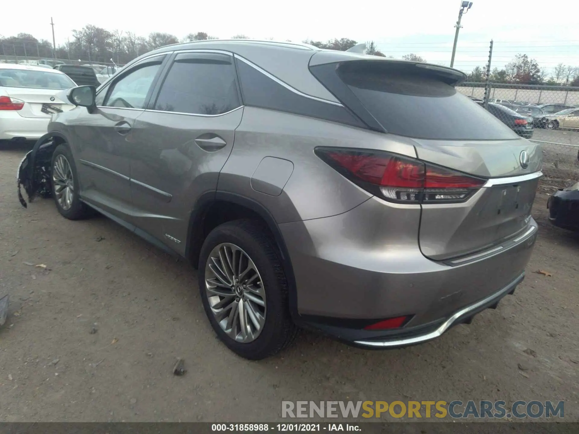 3 fotografías del automóvil dañado 2T2JGMDA5LC049954 LEXUS RX 2020