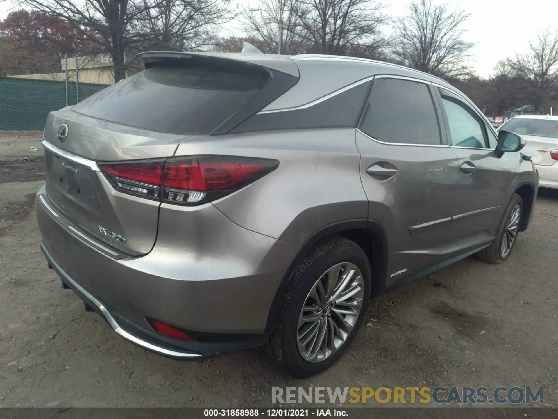 4 fotografías del automóvil dañado 2T2JGMDA5LC049954 LEXUS RX 2020