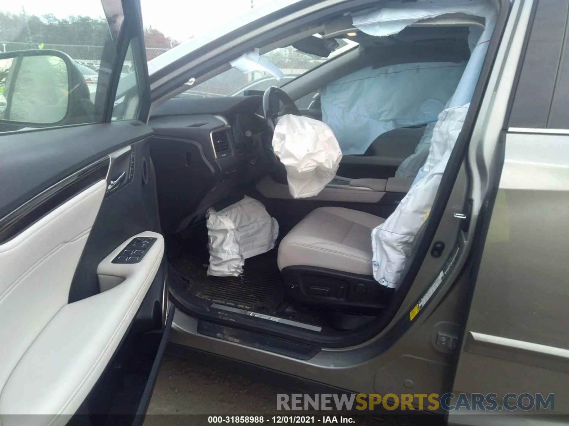 5 fotografías del automóvil dañado 2T2JGMDA5LC049954 LEXUS RX 2020
