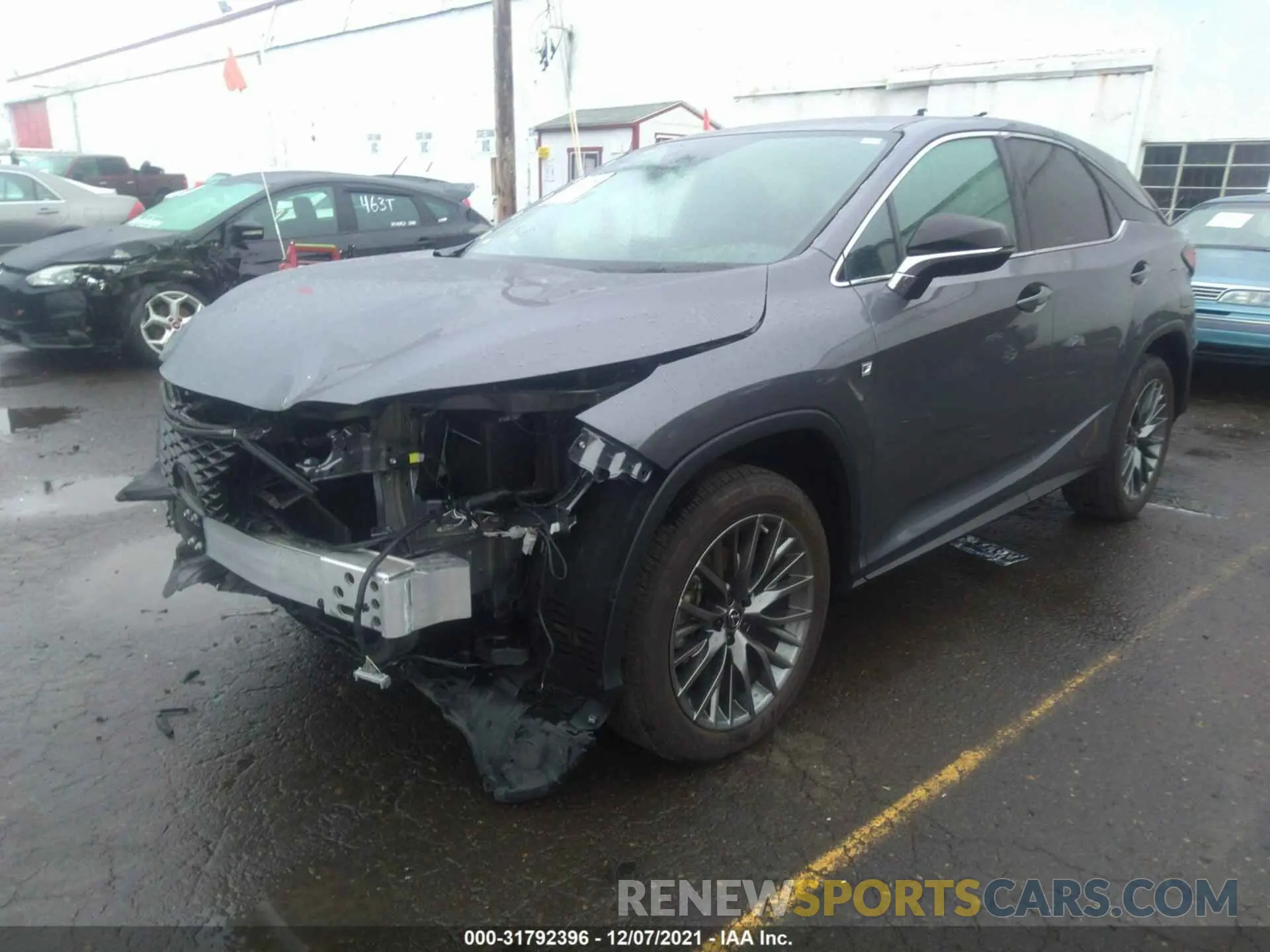 2 fotografías del automóvil dañado 2T2SZMDA5LC212858 LEXUS RX 2020