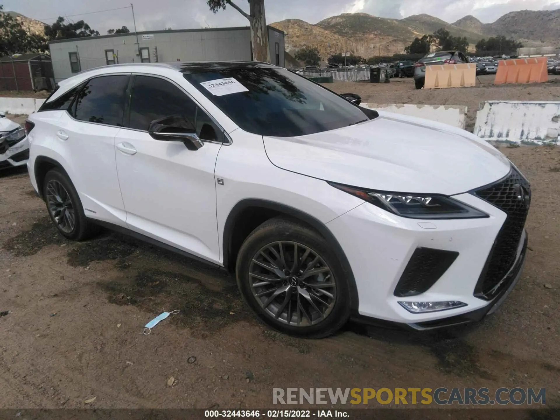 1 fotografías del automóvil dañado 2T2YGMDA2LC046993 LEXUS RX 2020