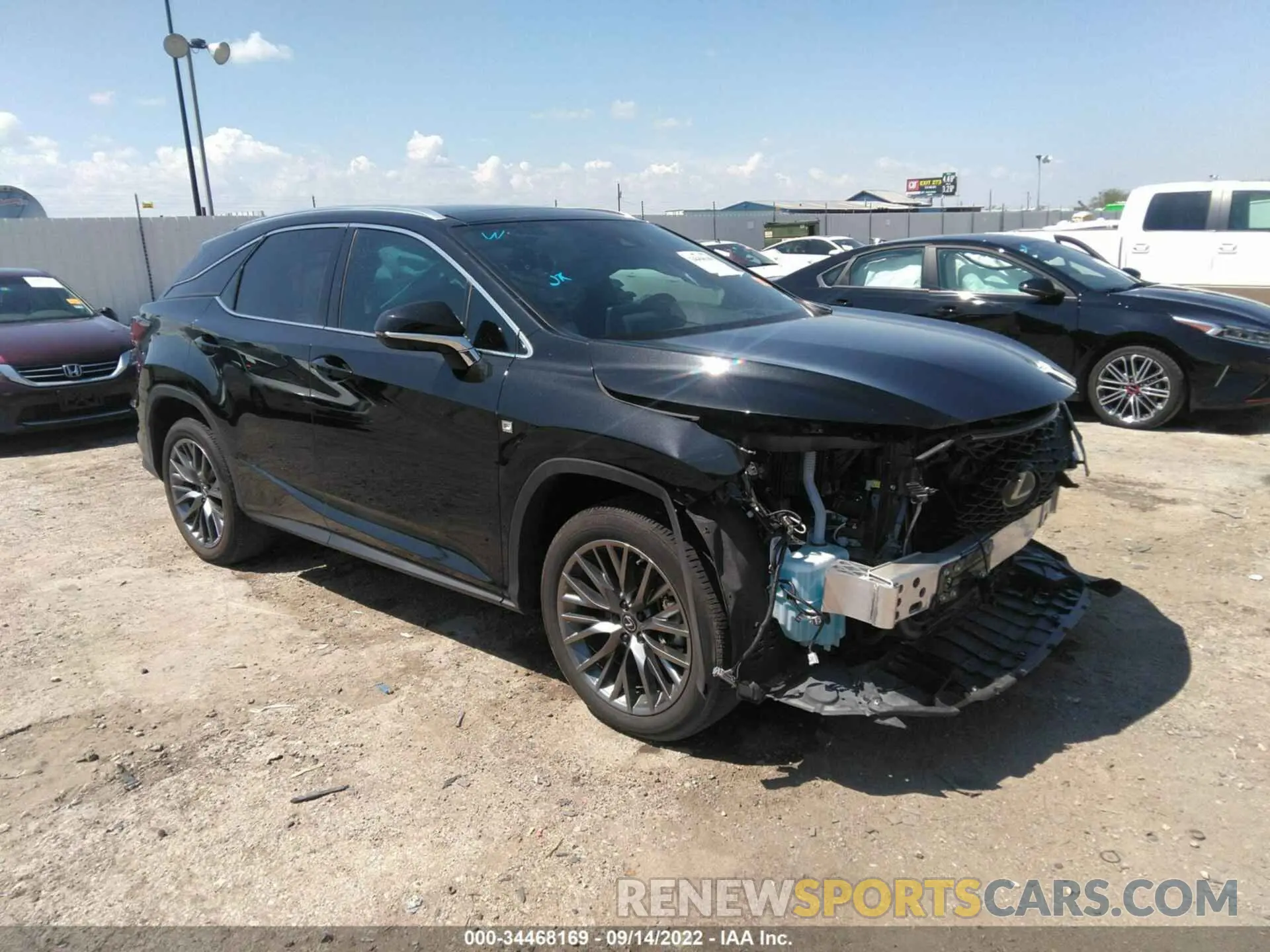 1 fotografías del automóvil dañado 2T2YZMDA3LC252902 LEXUS RX 2020
