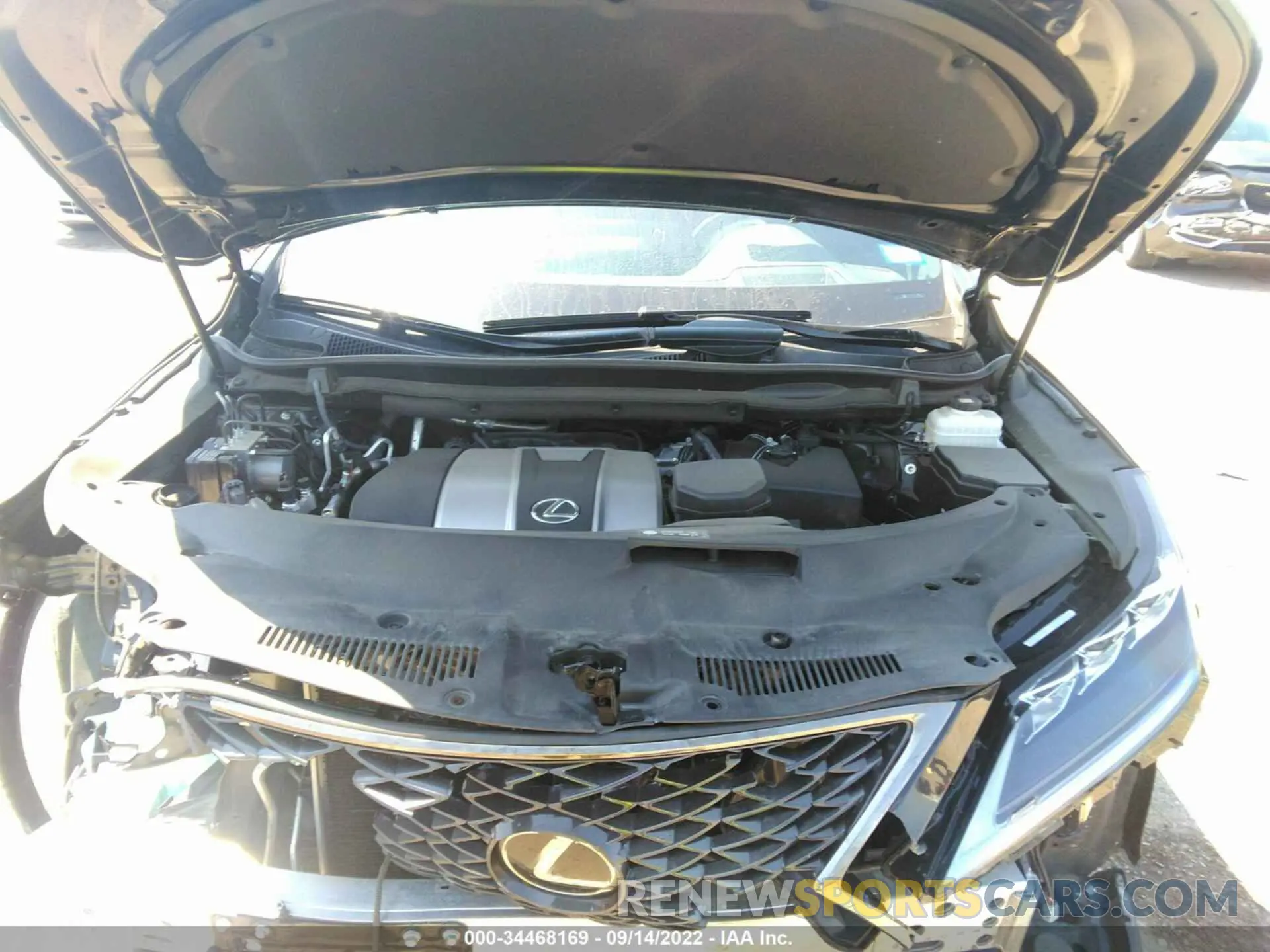 10 fotografías del automóvil dañado 2T2YZMDA3LC252902 LEXUS RX 2020
