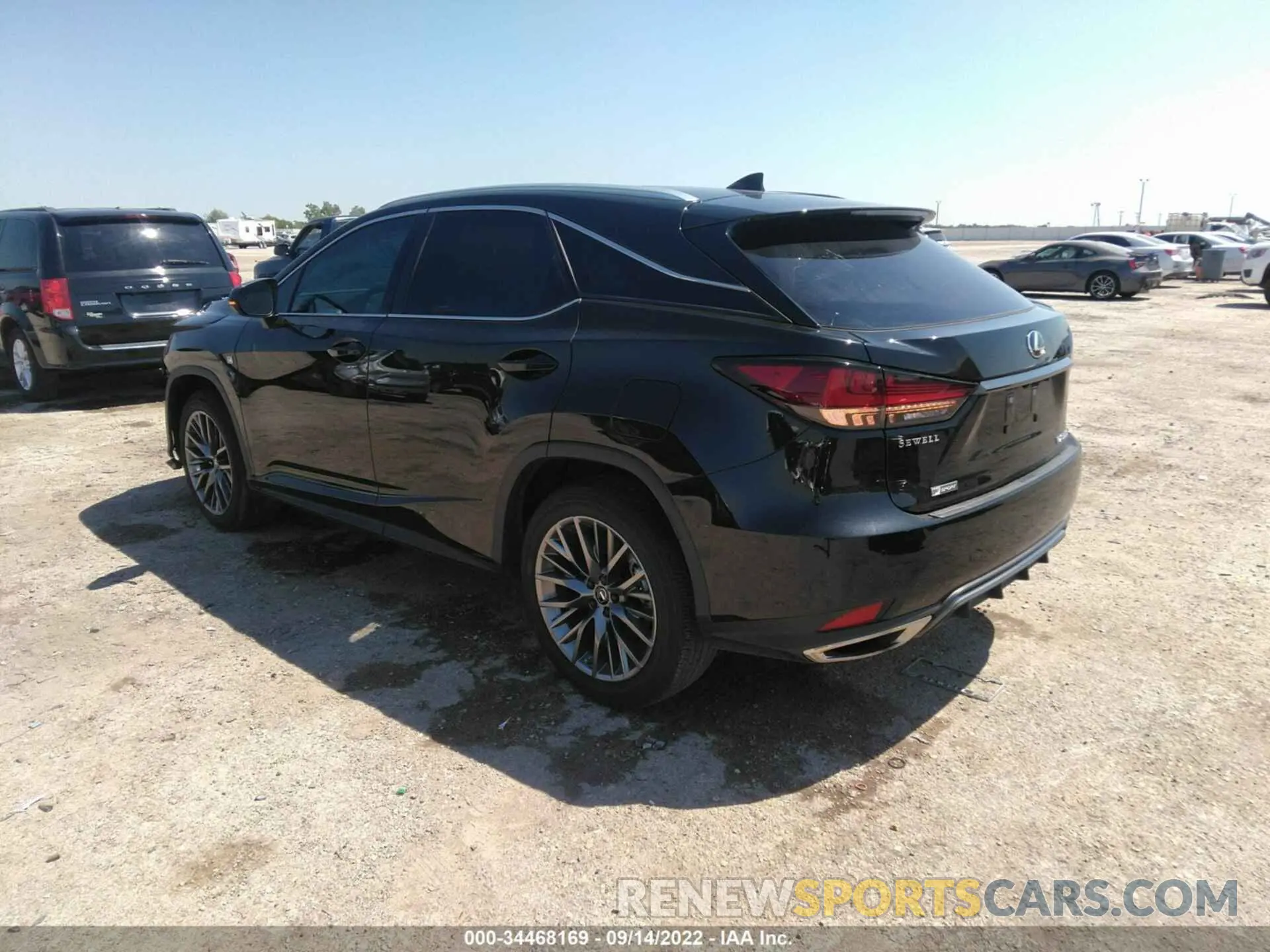 3 fotografías del automóvil dañado 2T2YZMDA3LC252902 LEXUS RX 2020