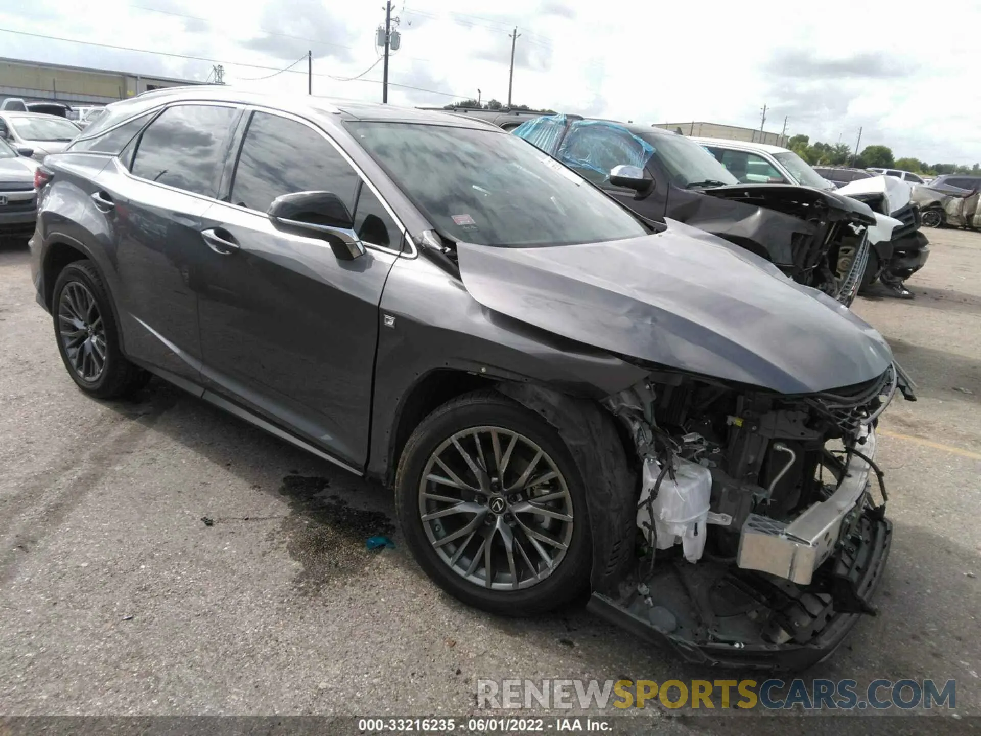 1 fotografías del automóvil dañado 2T2YZMDA7LC243085 LEXUS RX 2020
