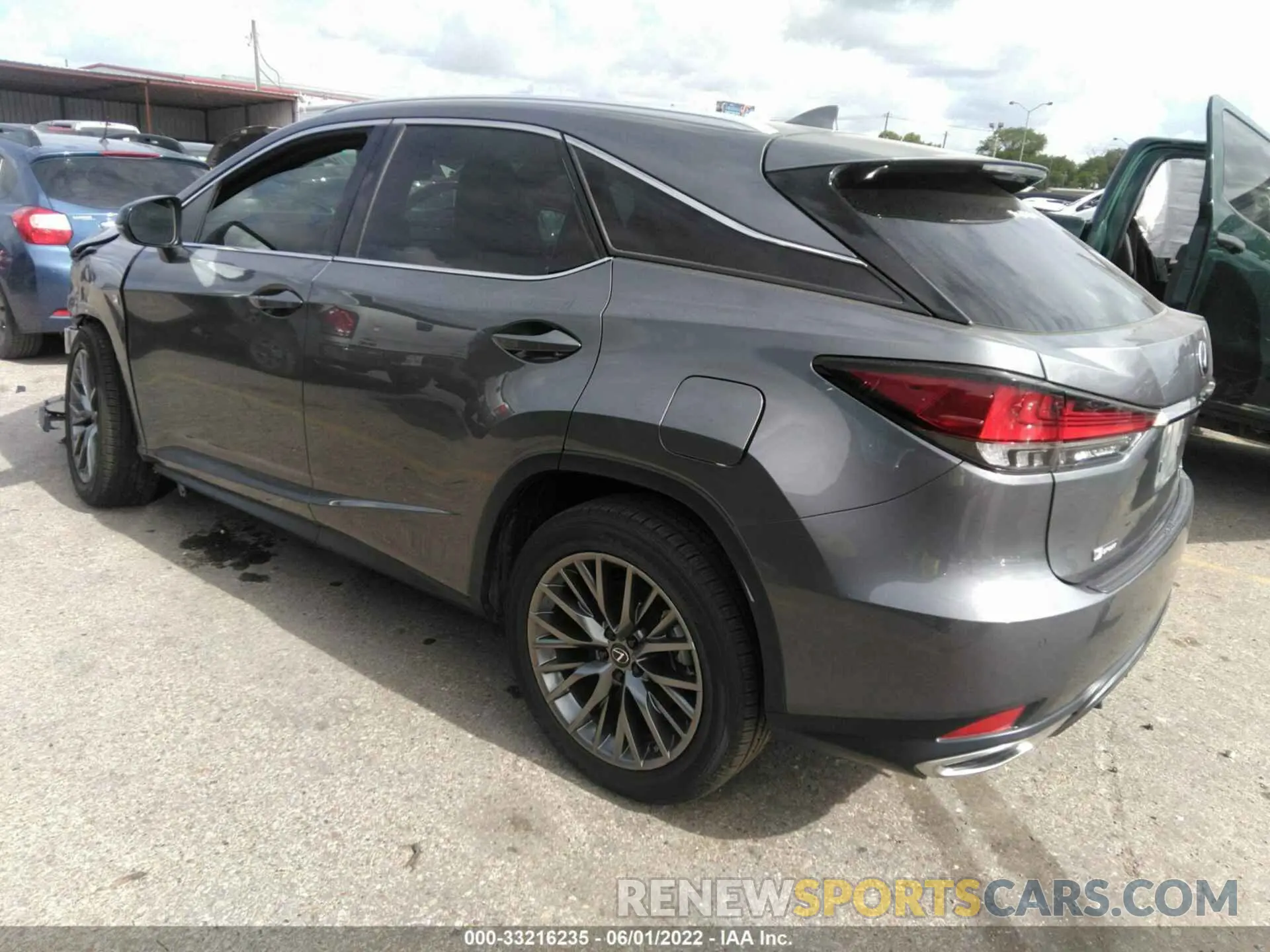 3 fotografías del automóvil dañado 2T2YZMDA7LC243085 LEXUS RX 2020
