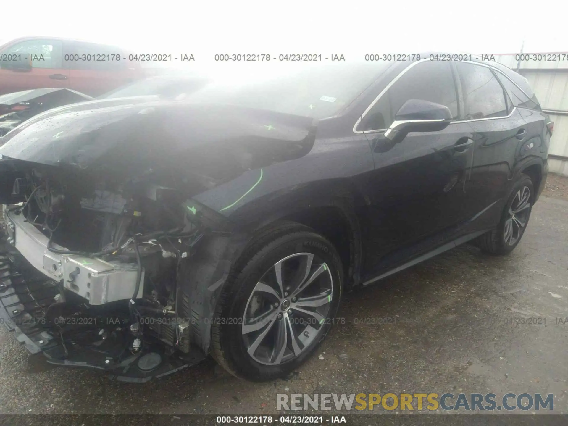 2 fotografías del automóvil dañado JTJHZKEA5L2015864 LEXUS RX 2020