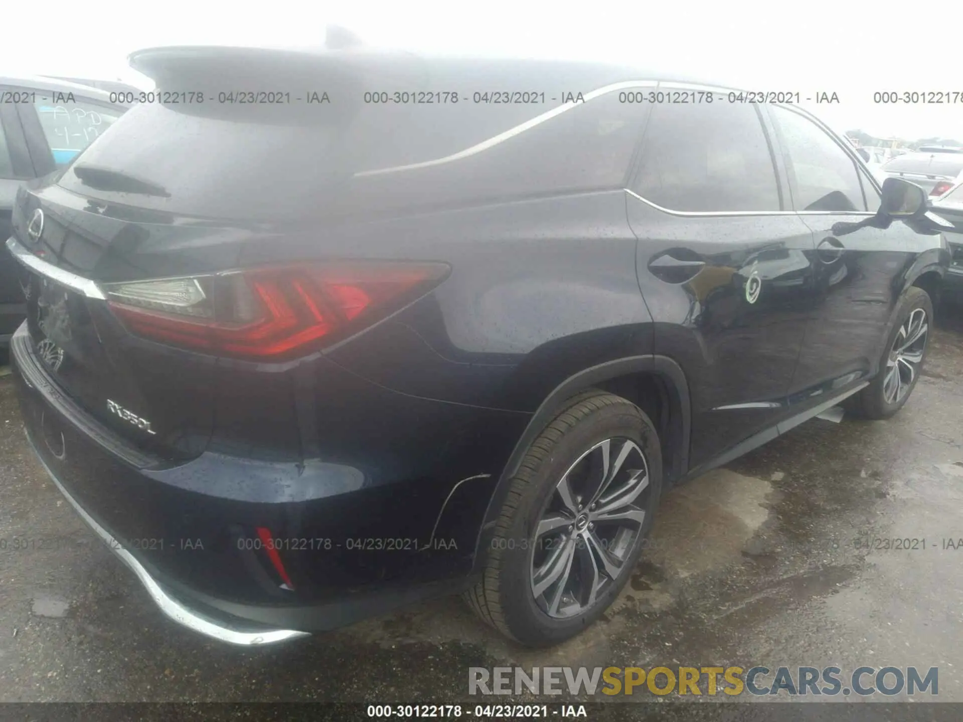 4 fotografías del automóvil dañado JTJHZKEA5L2015864 LEXUS RX 2020