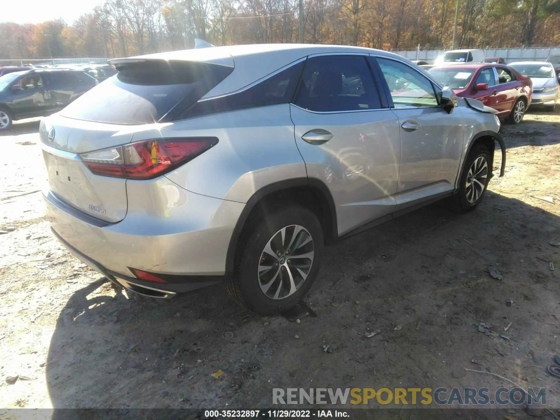 4 fotografías del automóvil dañado 2T2AZMAAXMC192883 LEXUS RX 2021