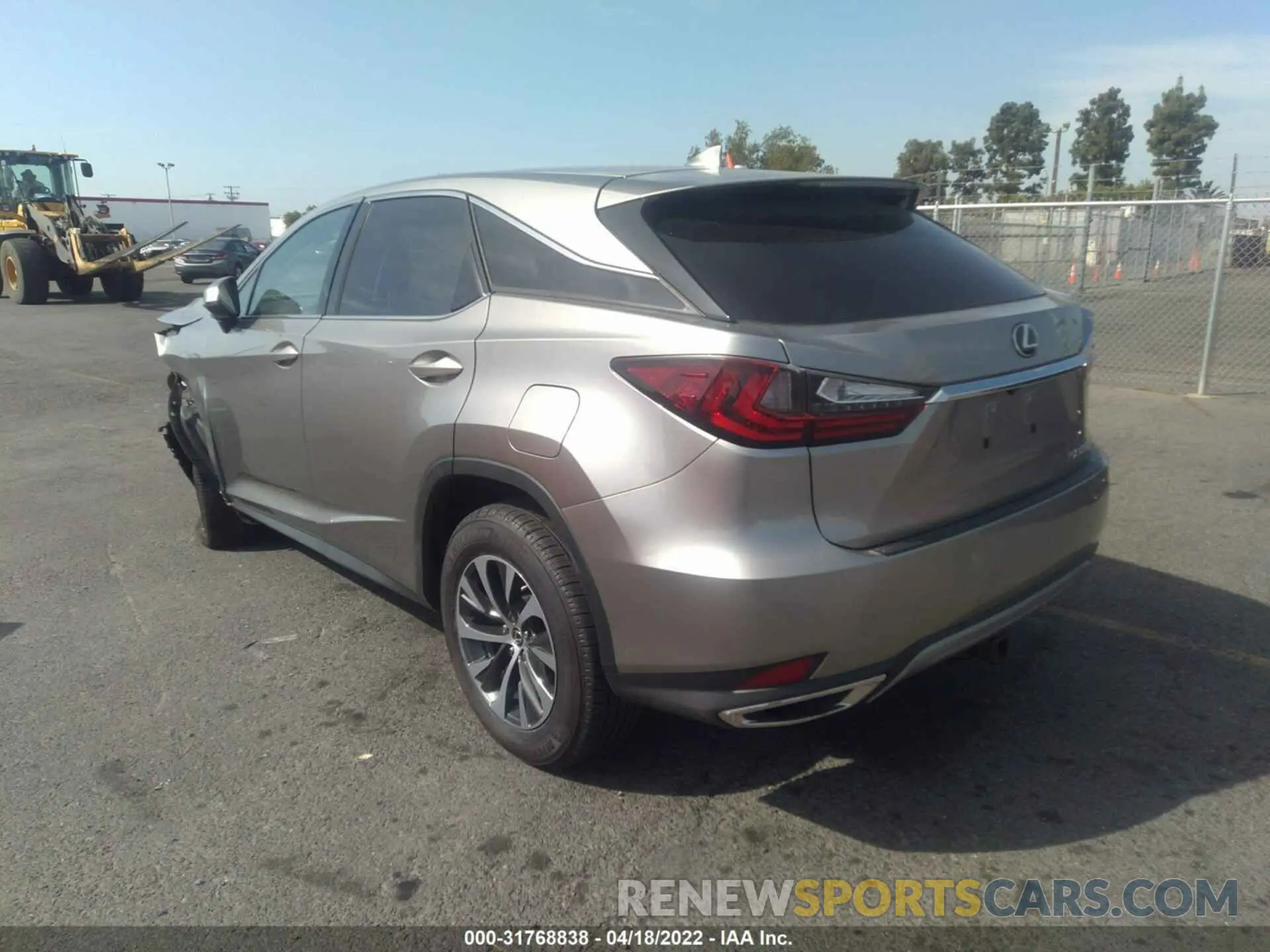 3 fotografías del automóvil dañado 2T2AZMDA2MC286073 LEXUS RX 2021