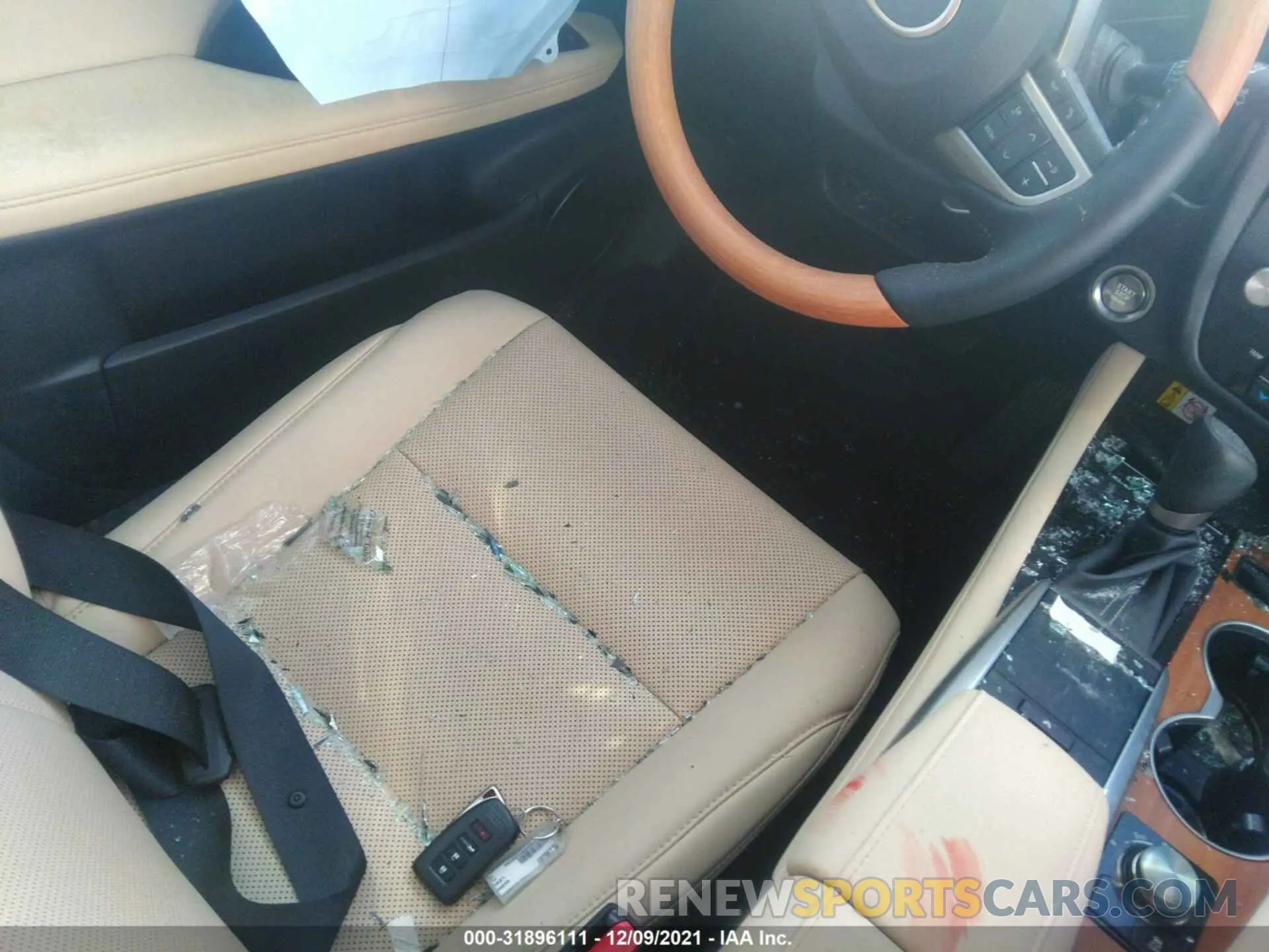 11 fotografías del automóvil dañado 2T2HZMAA0MC198285 LEXUS RX 2021
