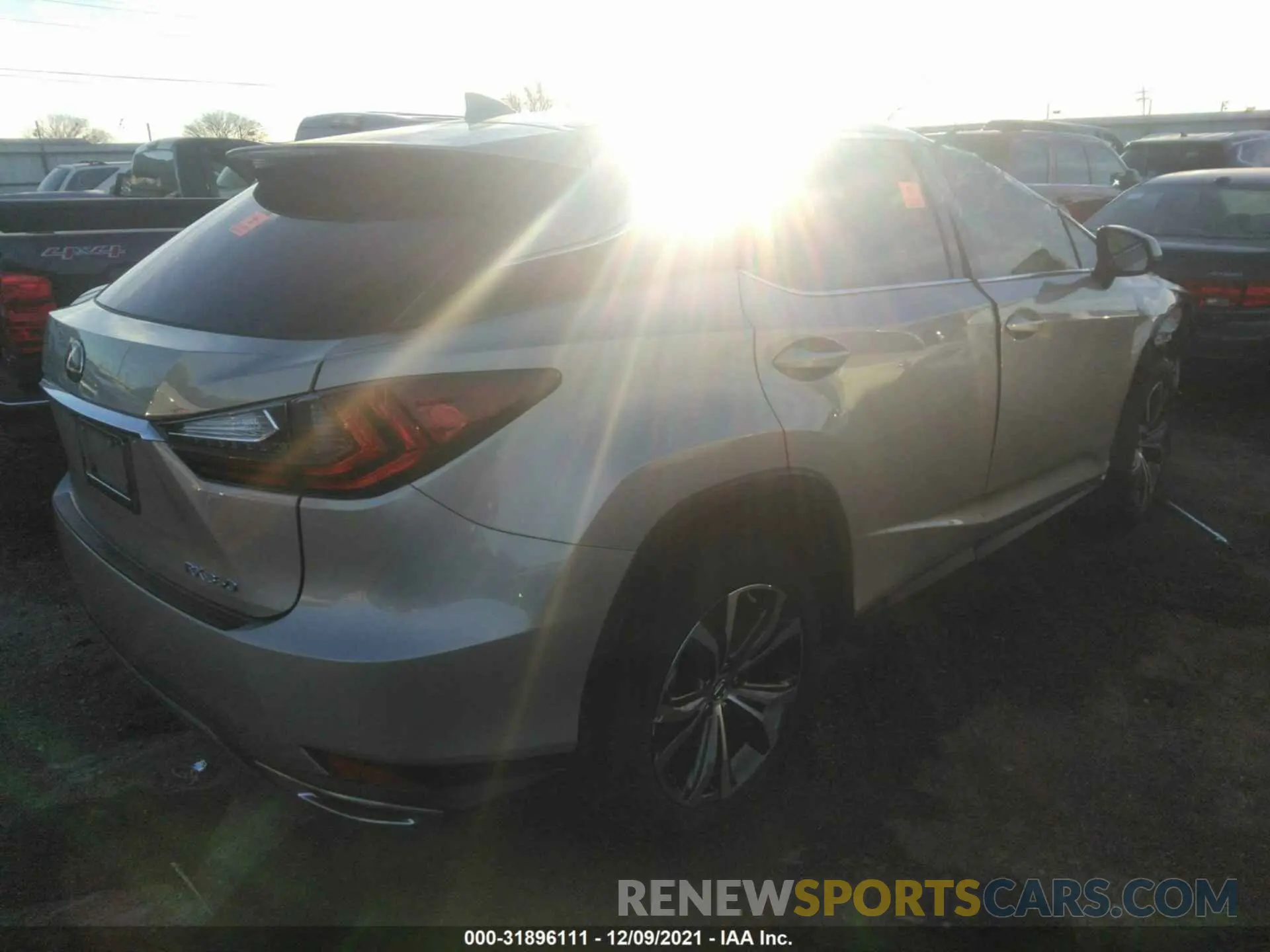 4 fotografías del automóvil dañado 2T2HZMAA0MC198285 LEXUS RX 2021