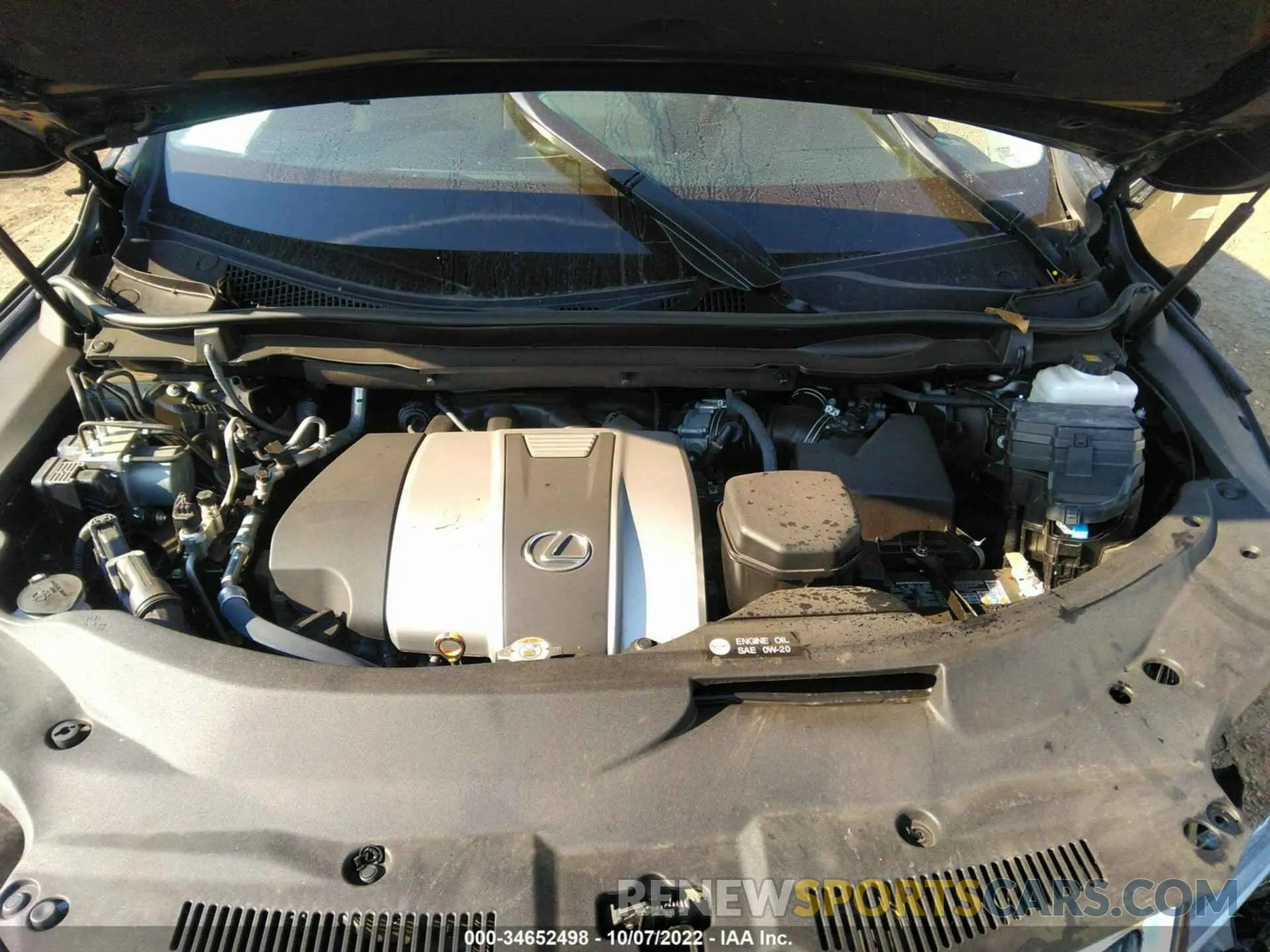 10 fotografías del automóvil dañado 2T2HZMAA0MC214730 LEXUS RX 2021
