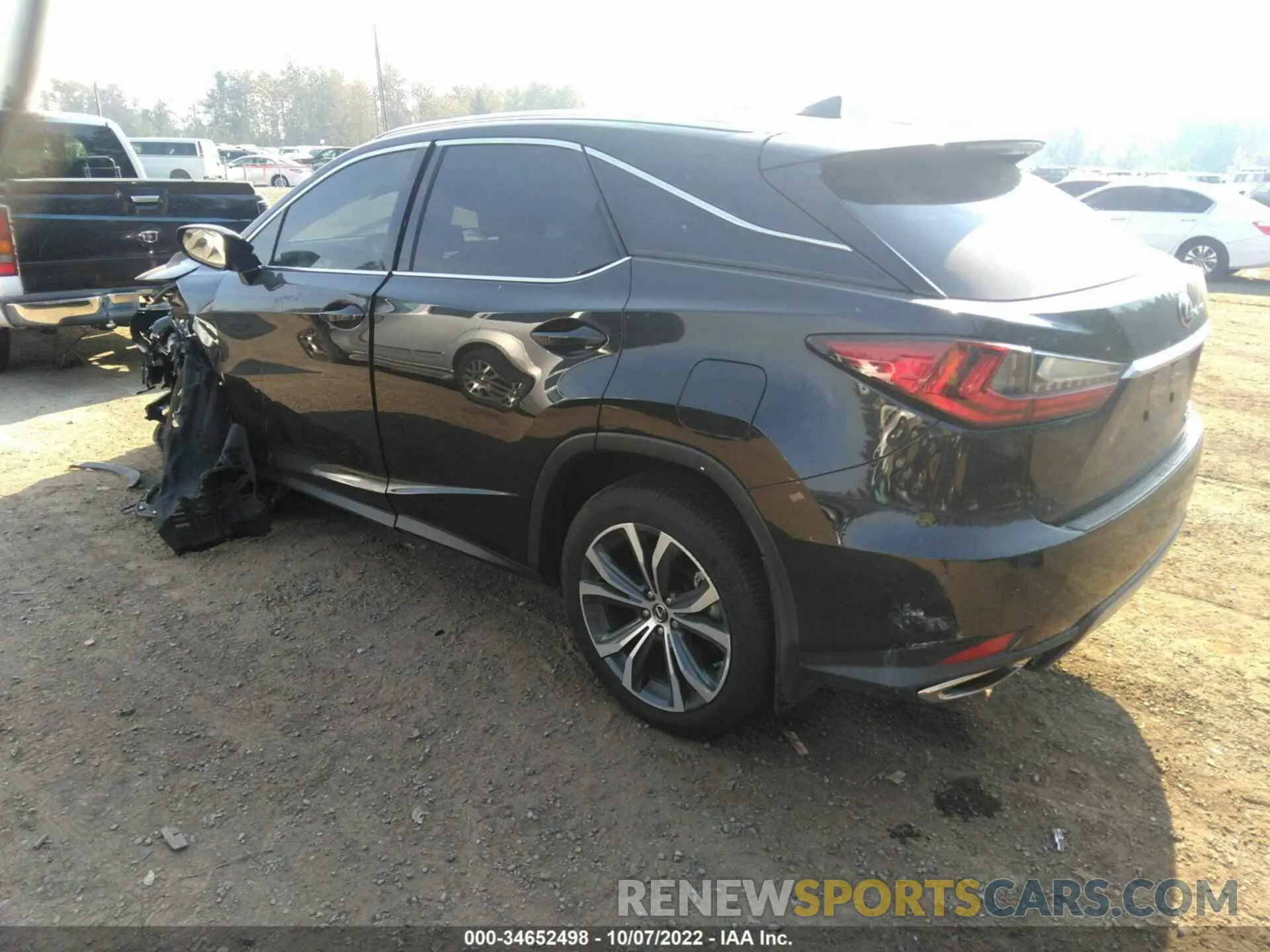 3 fotografías del automóvil dañado 2T2HZMAA0MC214730 LEXUS RX 2021