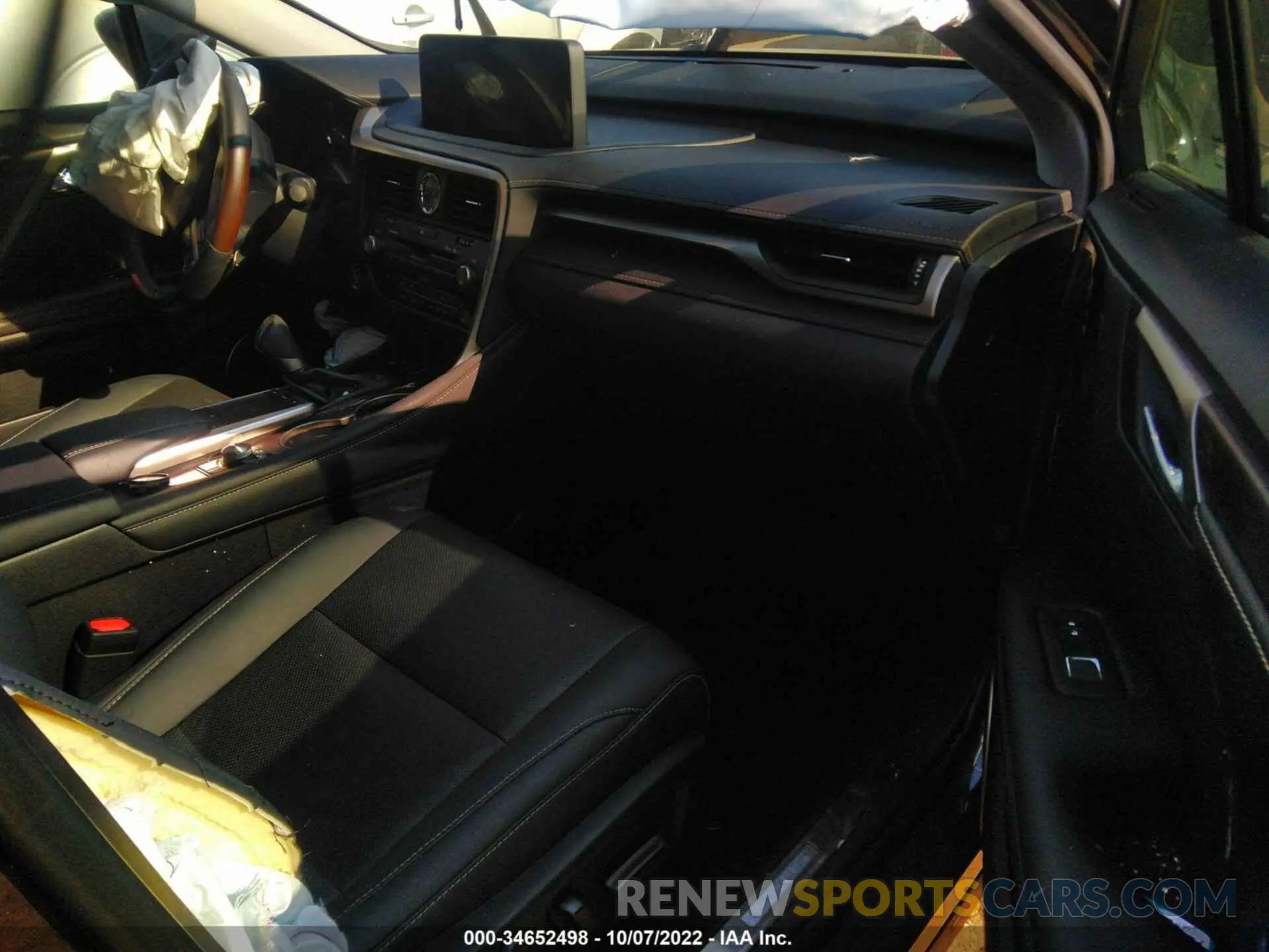 5 fotografías del automóvil dañado 2T2HZMAA0MC214730 LEXUS RX 2021