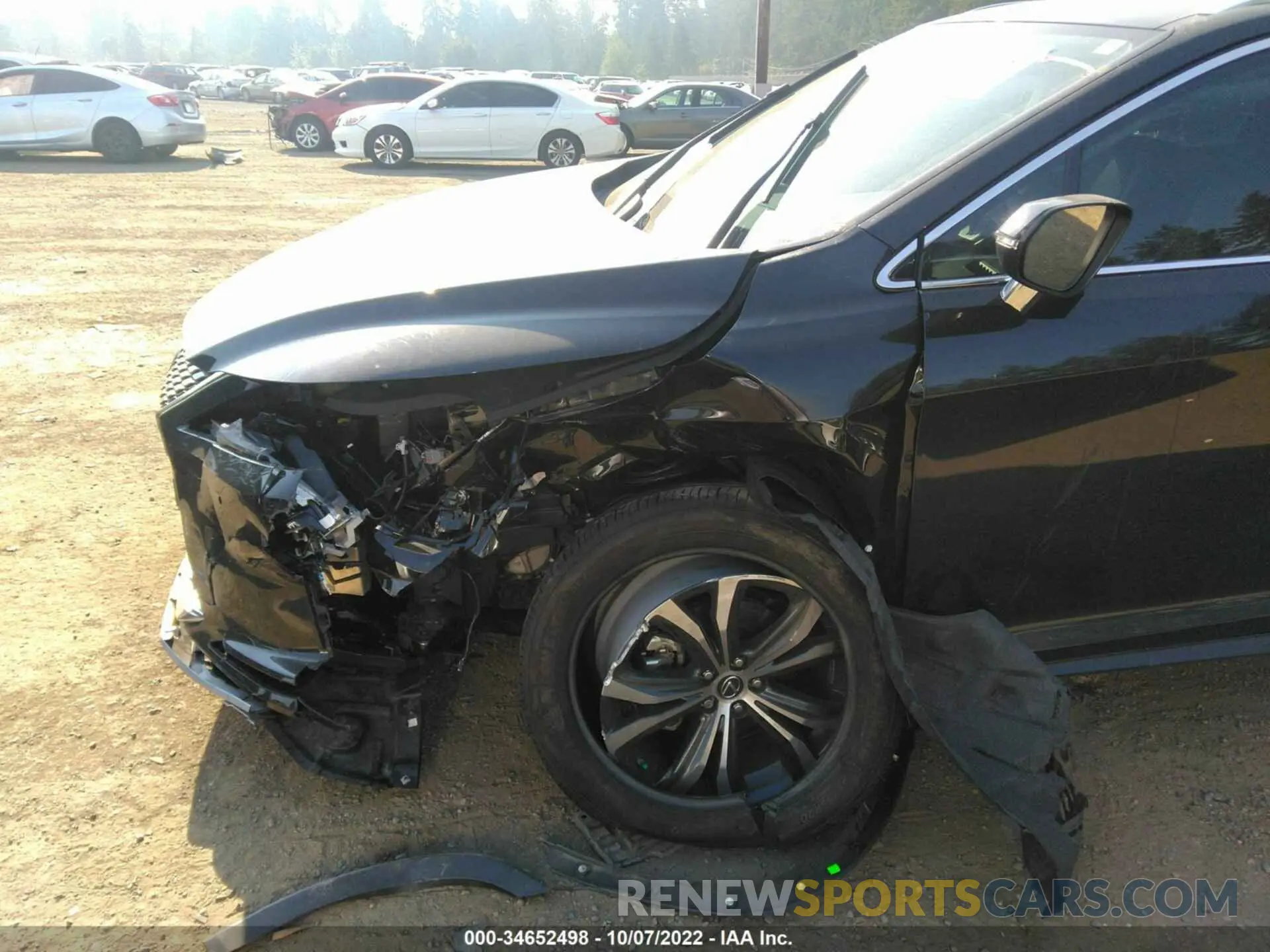 6 fotografías del automóvil dañado 2T2HZMAA0MC214730 LEXUS RX 2021