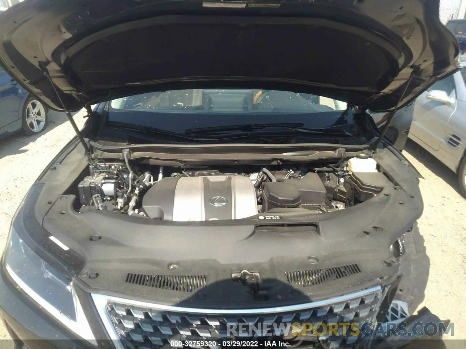10 fotografías del automóvil dañado 2T2HZMAA1MC202263 LEXUS RX 2021