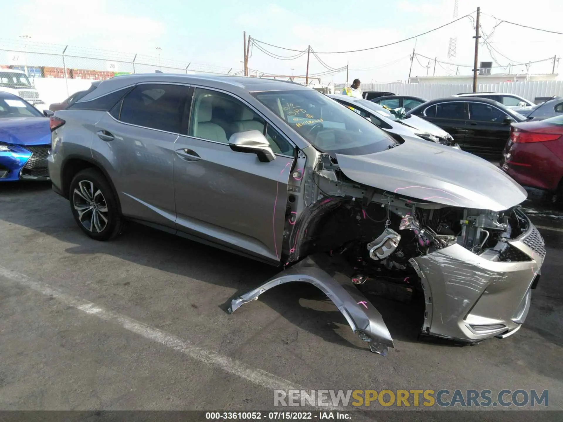 1 fotografías del automóvil dañado 2T2HZMAA1MC206488 LEXUS RX 2021