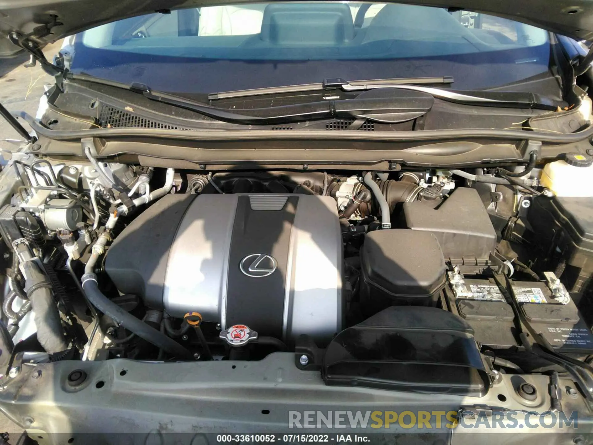 10 fotografías del automóvil dañado 2T2HZMAA1MC206488 LEXUS RX 2021