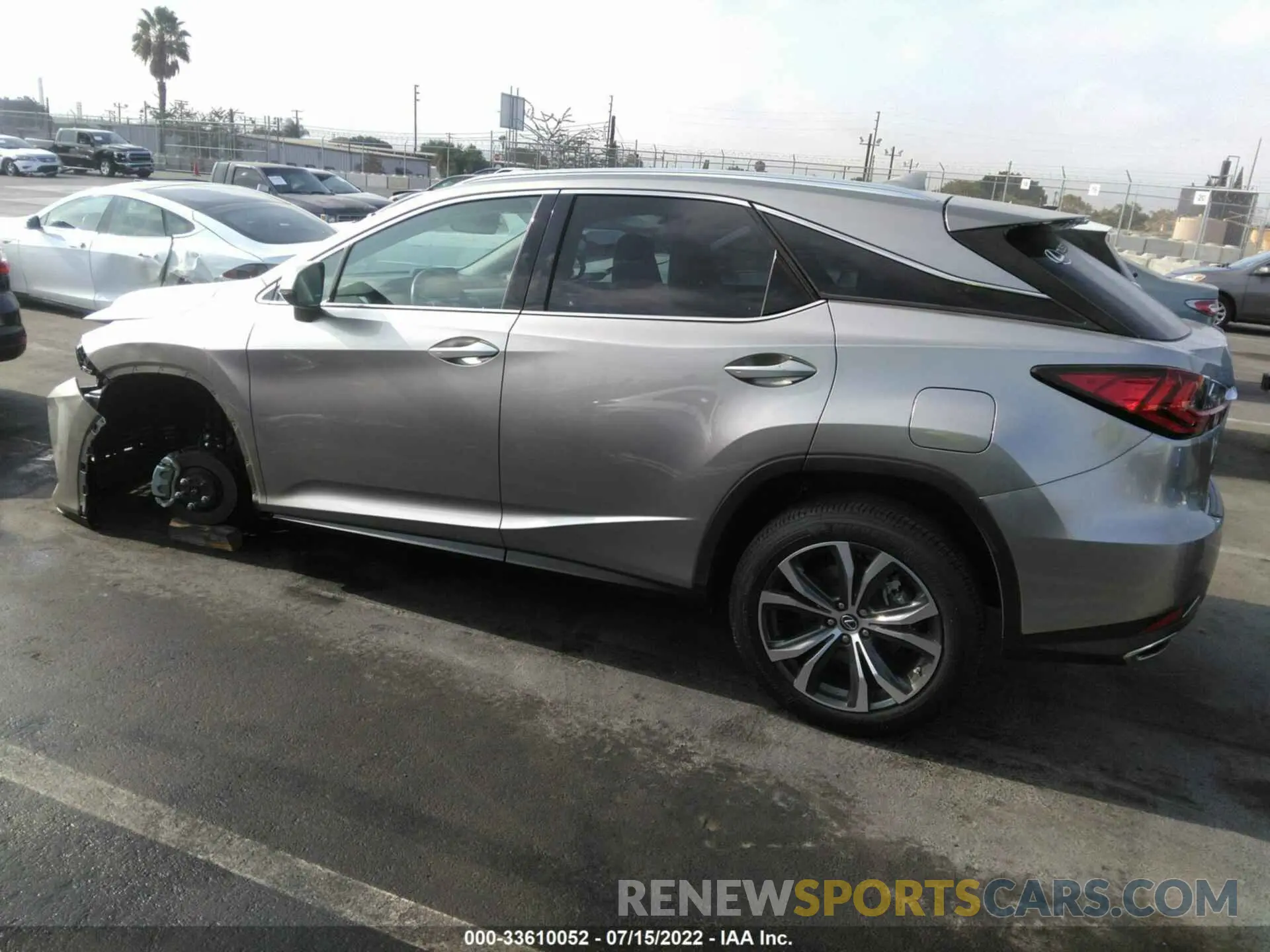 3 fotografías del automóvil dañado 2T2HZMAA1MC206488 LEXUS RX 2021