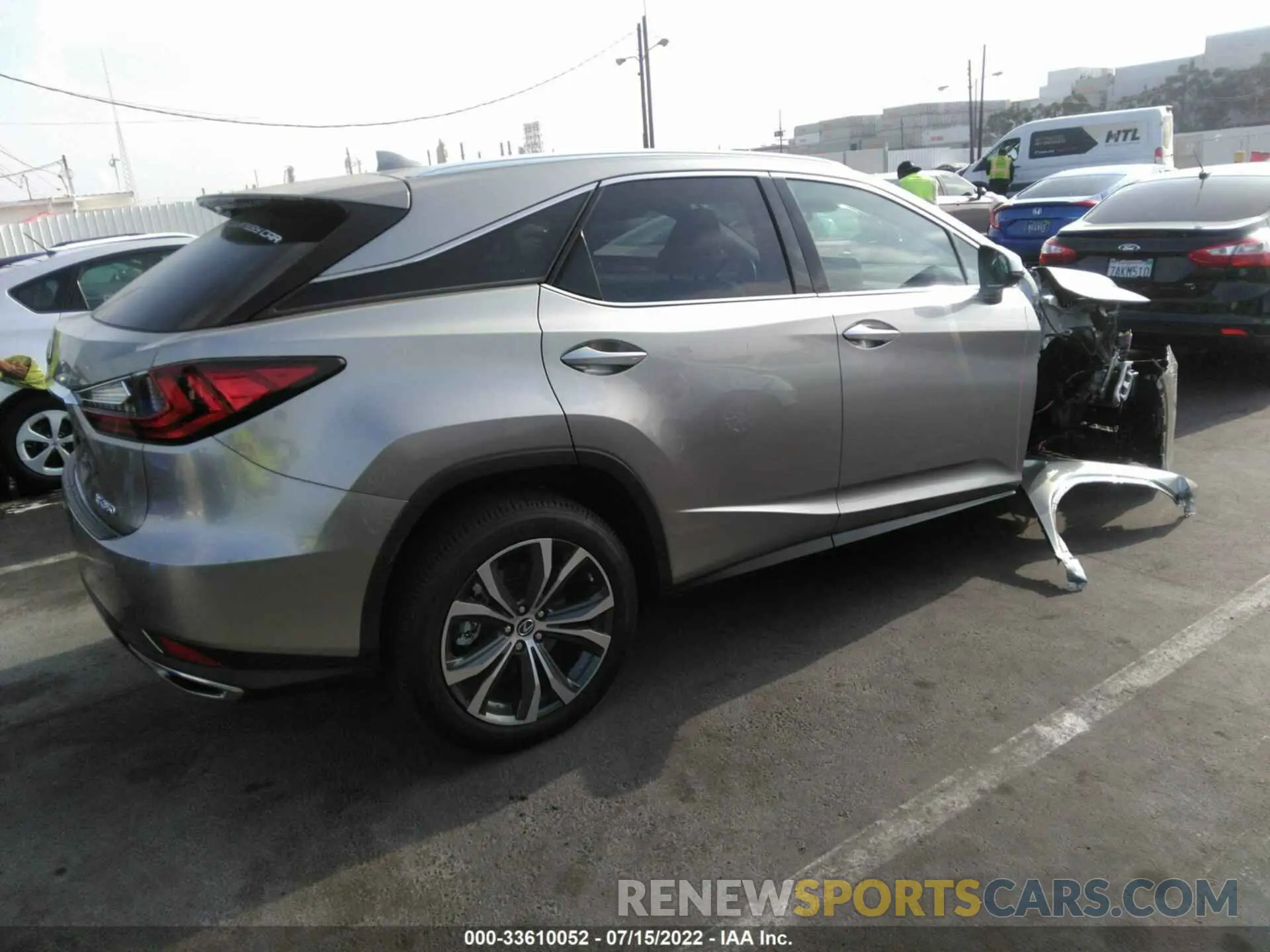4 fotografías del automóvil dañado 2T2HZMAA1MC206488 LEXUS RX 2021