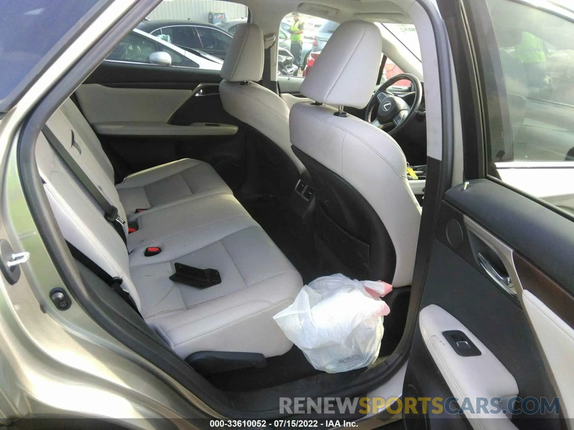 8 fotografías del automóvil dañado 2T2HZMAA1MC206488 LEXUS RX 2021