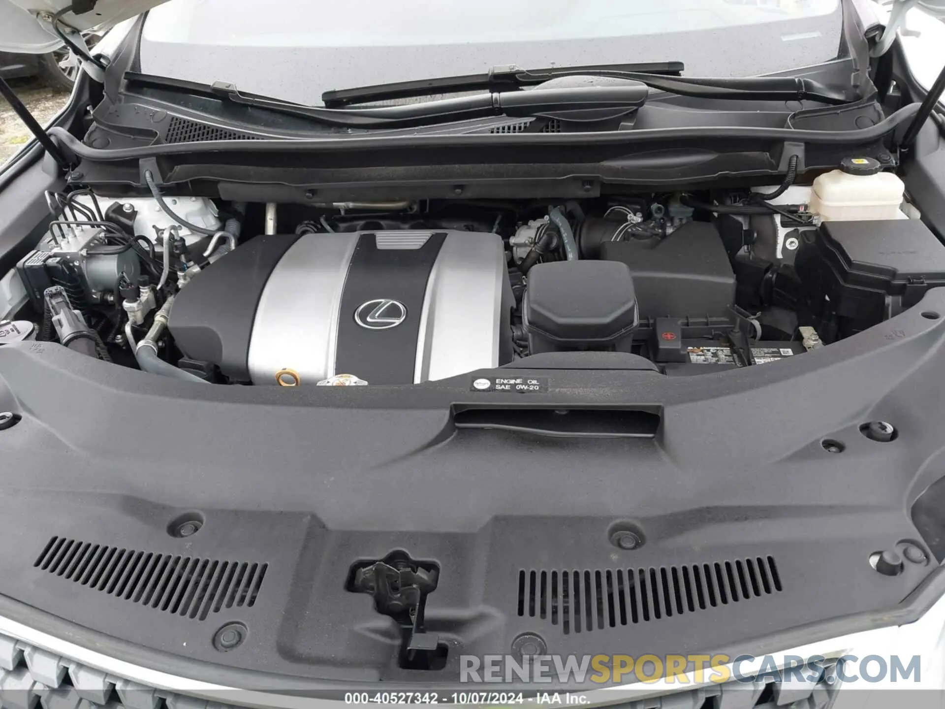 10 fotografías del automóvil dañado 2T2HZMAA2MC183075 LEXUS RX 2021
