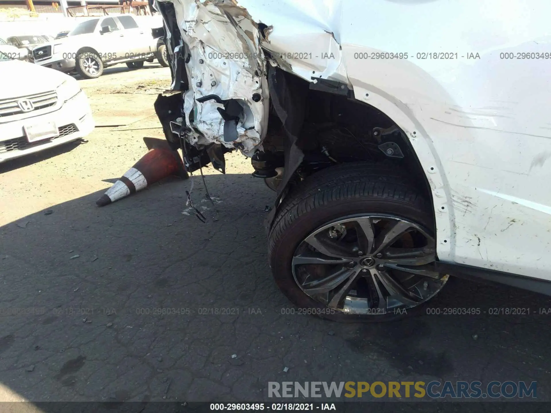 12 fotografías del automóvil dañado 2T2HZMAA3MC186521 LEXUS RX 2021
