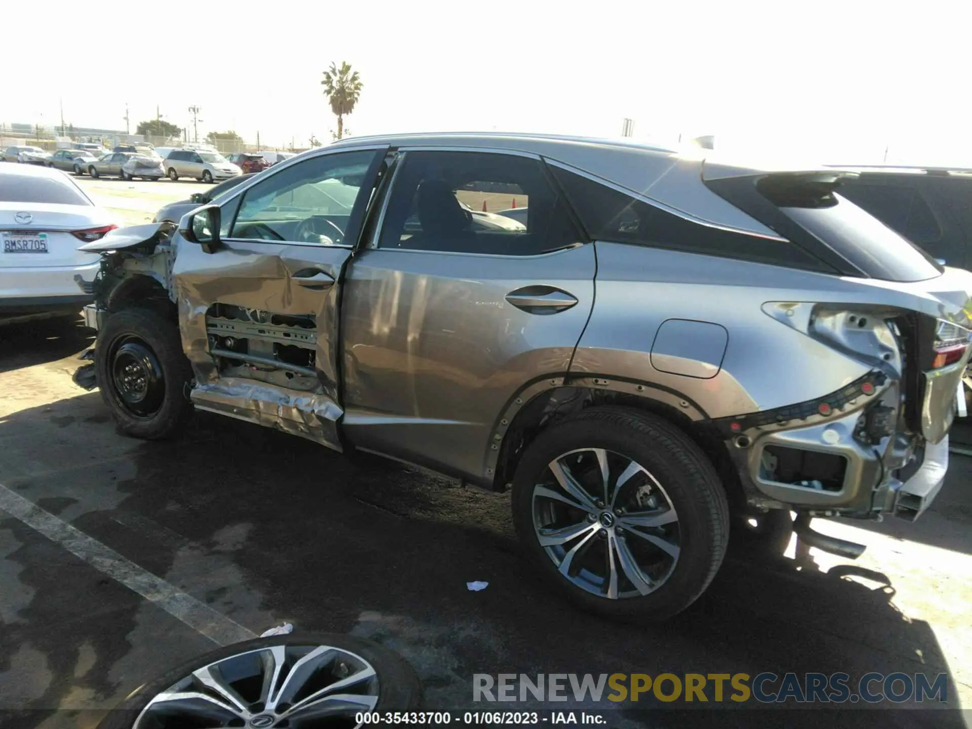 3 fotografías del automóvil dañado 2T2HZMAA4MC189900 LEXUS RX 2021