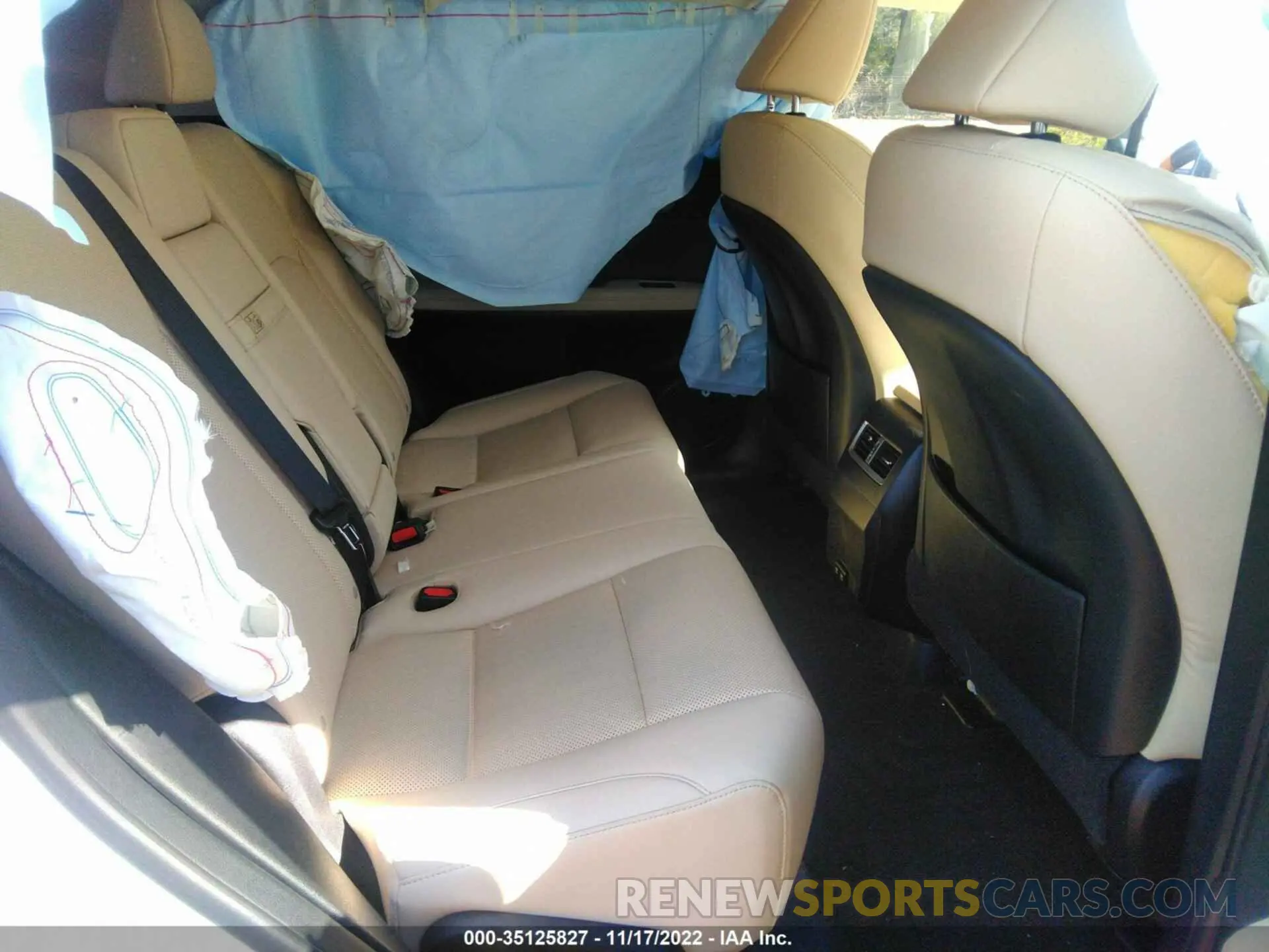 8 fotografías del automóvil dañado 2T2HZMAA5MC198377 LEXUS RX 2021
