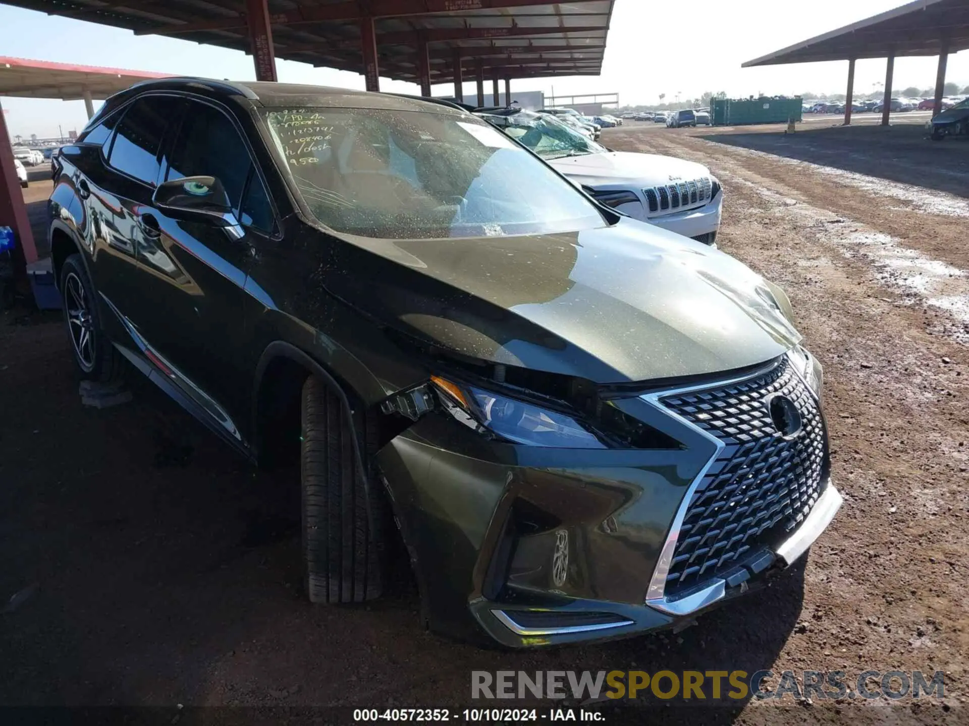 1 fotografías del automóvil dañado 2T2HZMAA5MC208406 LEXUS RX 2021
