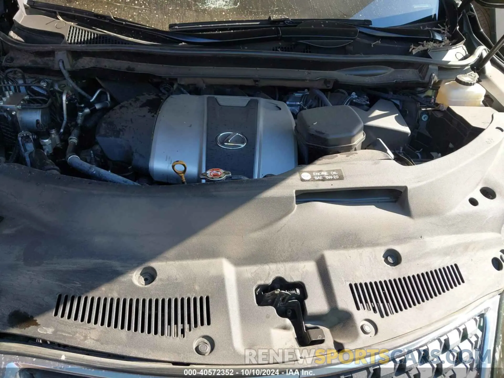 10 fotografías del automóvil dañado 2T2HZMAA5MC208406 LEXUS RX 2021