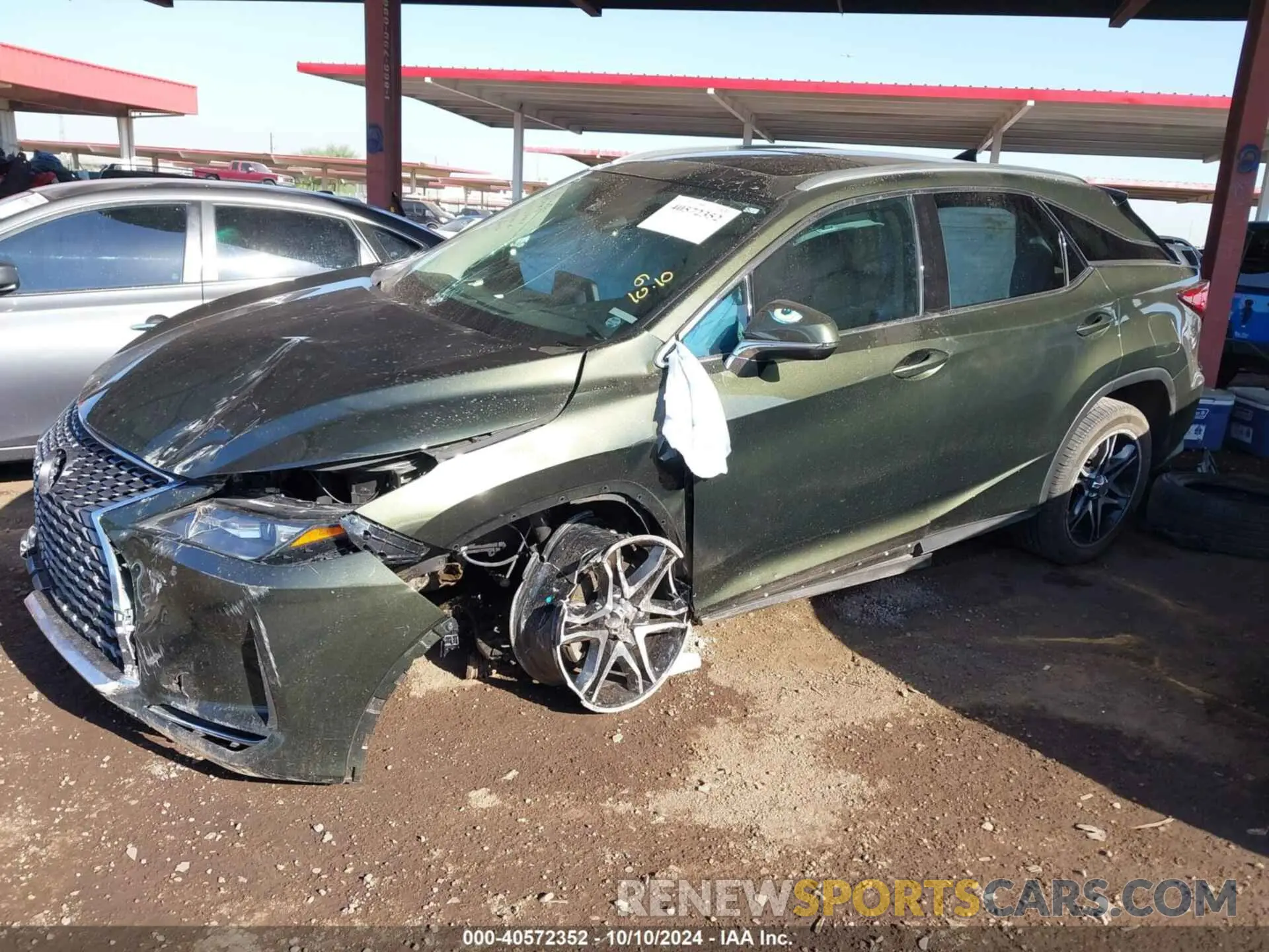 14 fotografías del automóvil dañado 2T2HZMAA5MC208406 LEXUS RX 2021