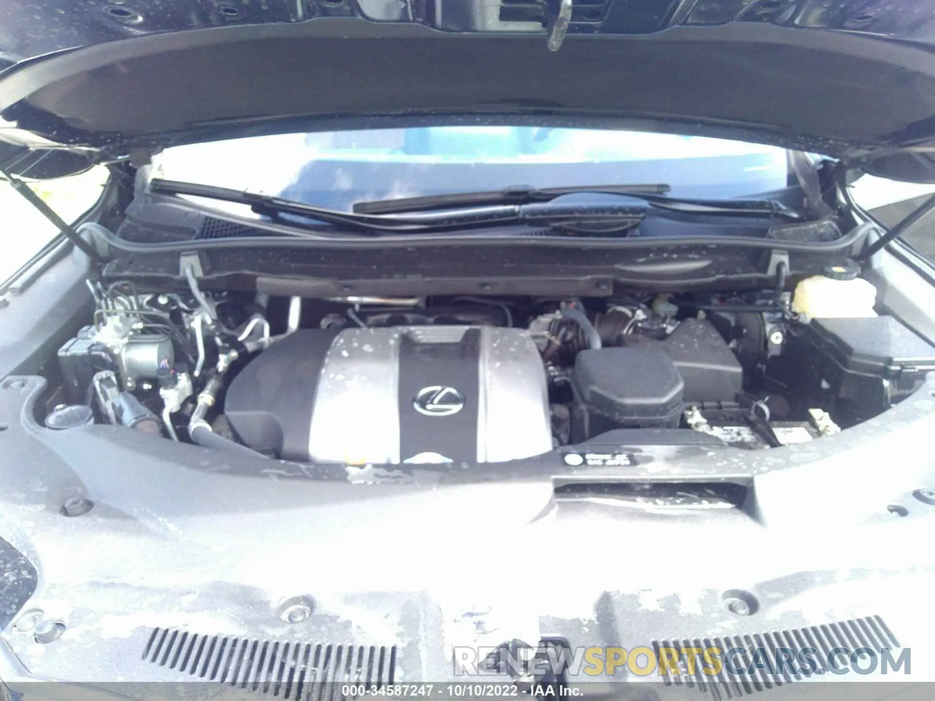 10 fotografías del automóvil dañado 2T2HZMAA6MC189879 LEXUS RX 2021