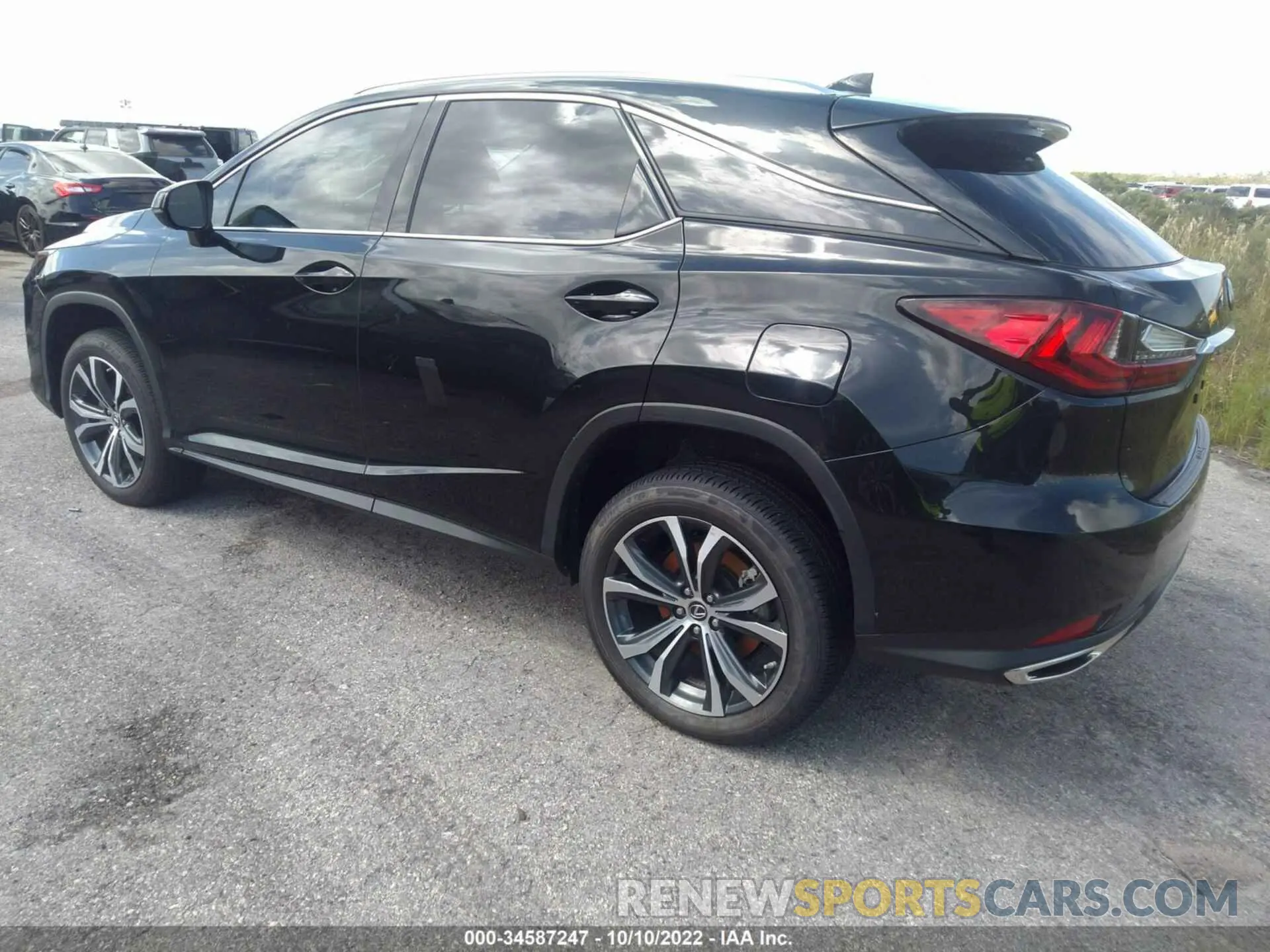 3 fotografías del automóvil dañado 2T2HZMAA6MC189879 LEXUS RX 2021