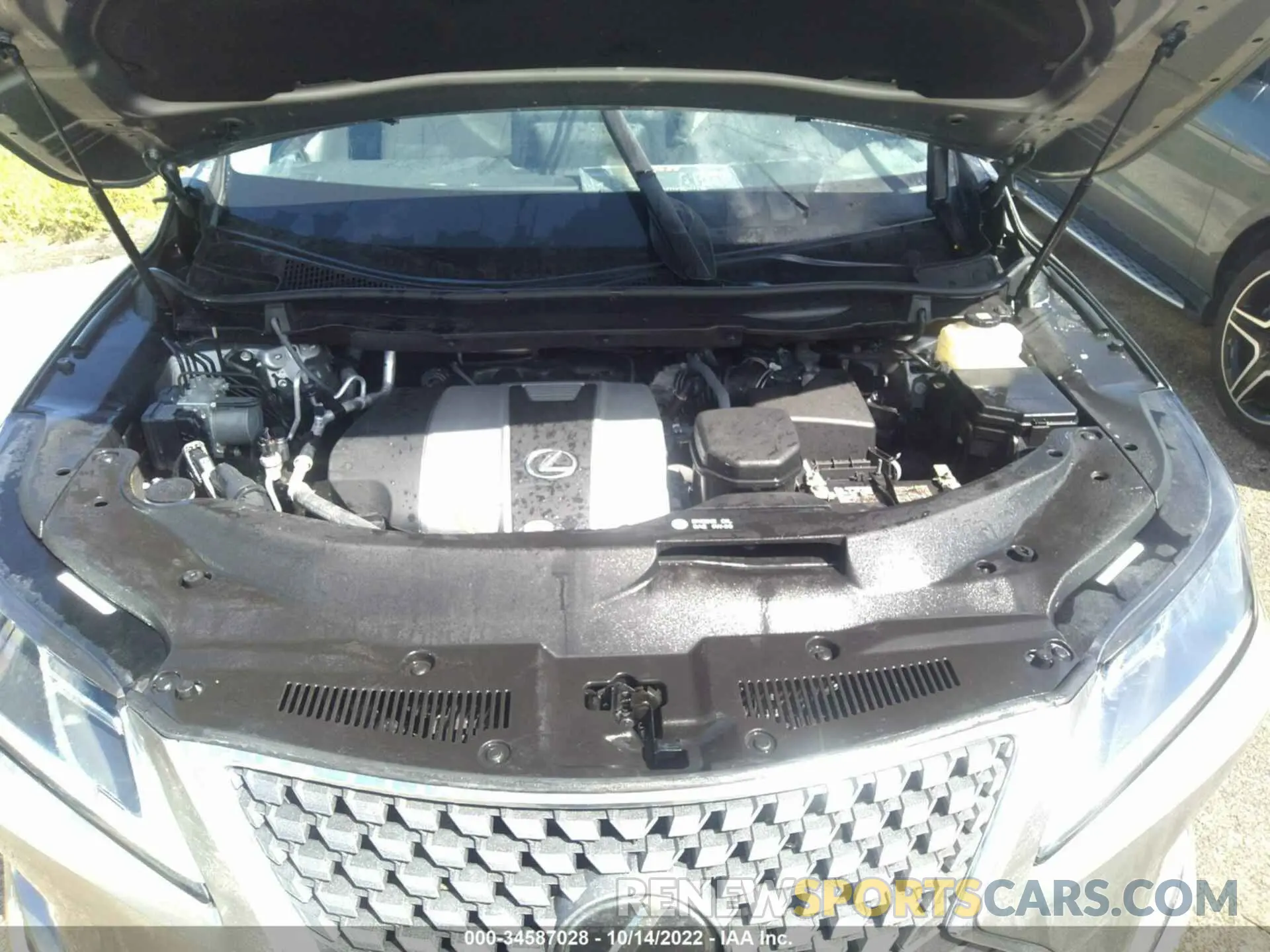 10 fotografías del automóvil dañado 2T2HZMAA8MC205547 LEXUS RX 2021