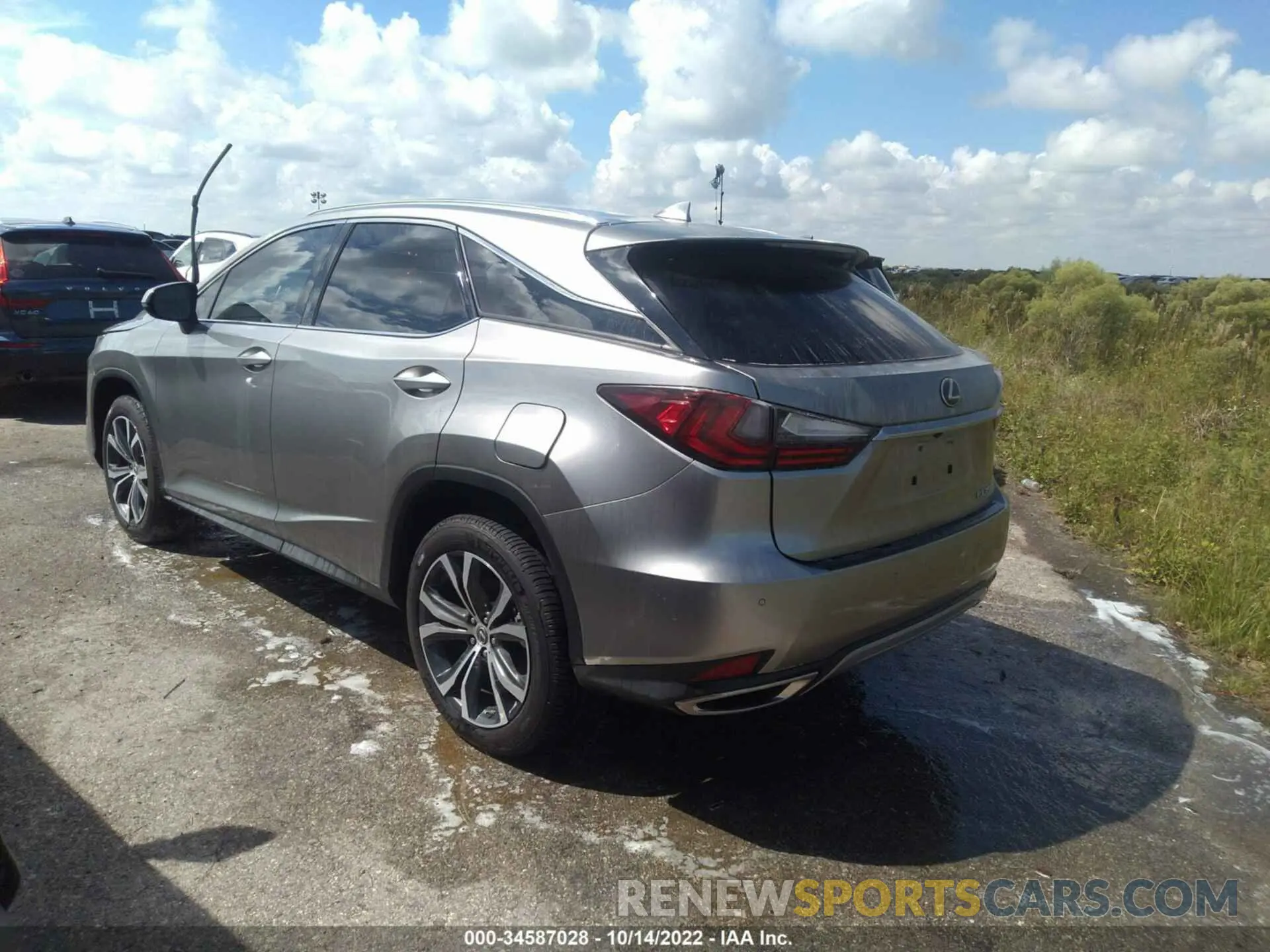 3 fotografías del automóvil dañado 2T2HZMAA8MC205547 LEXUS RX 2021