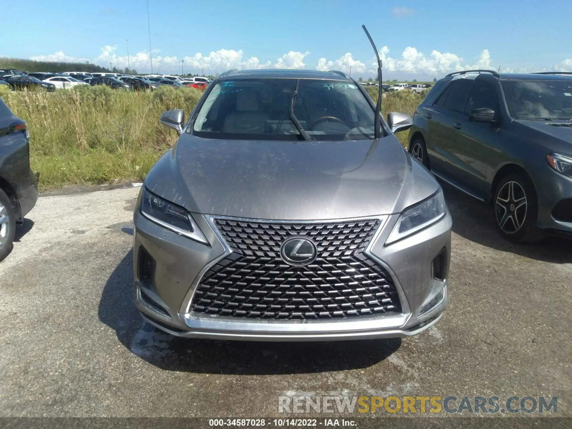 6 fotografías del automóvil dañado 2T2HZMAA8MC205547 LEXUS RX 2021