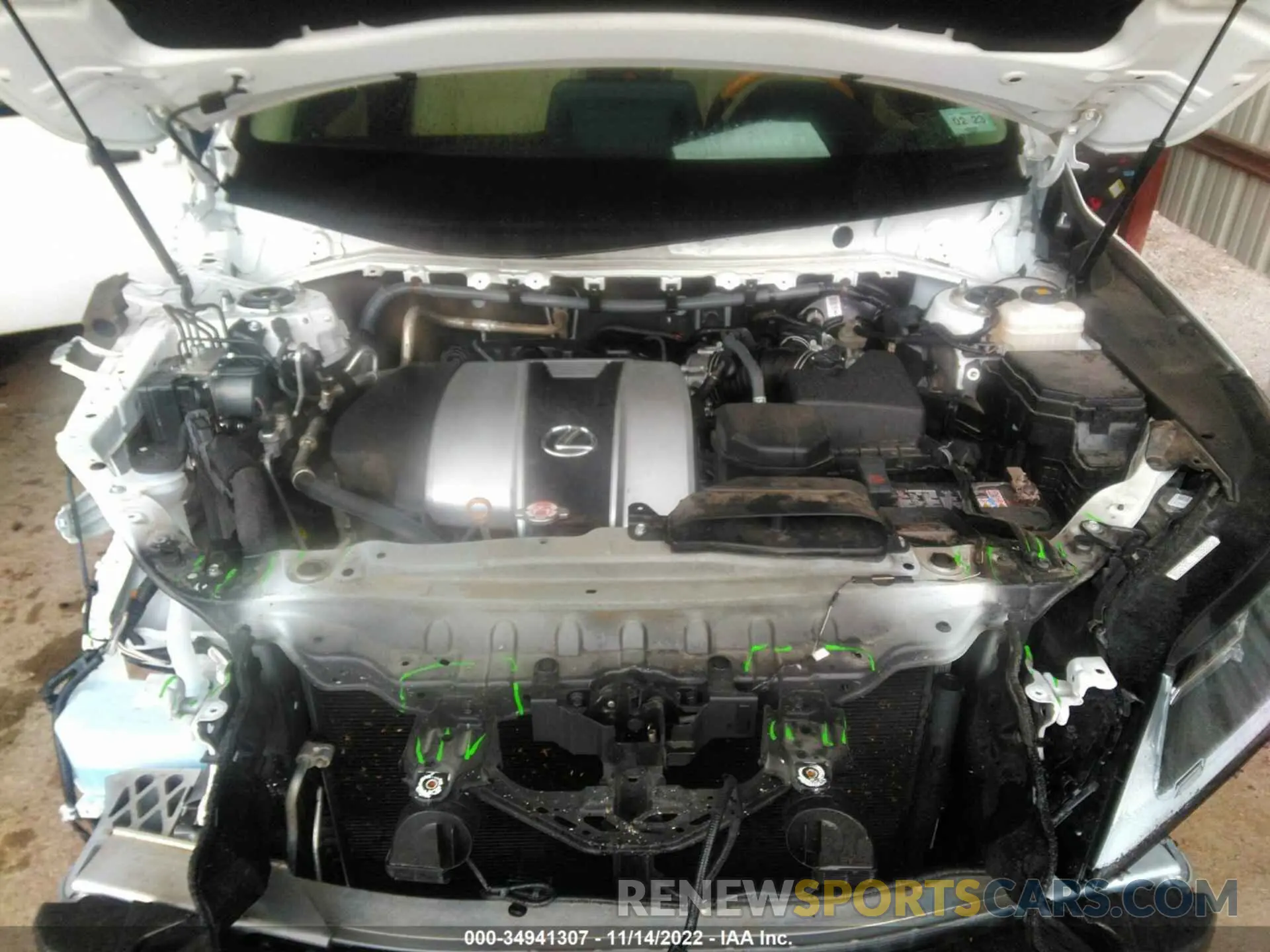 10 fotografías del automóvil dañado 2T2HZMAA9MC199323 LEXUS RX 2021