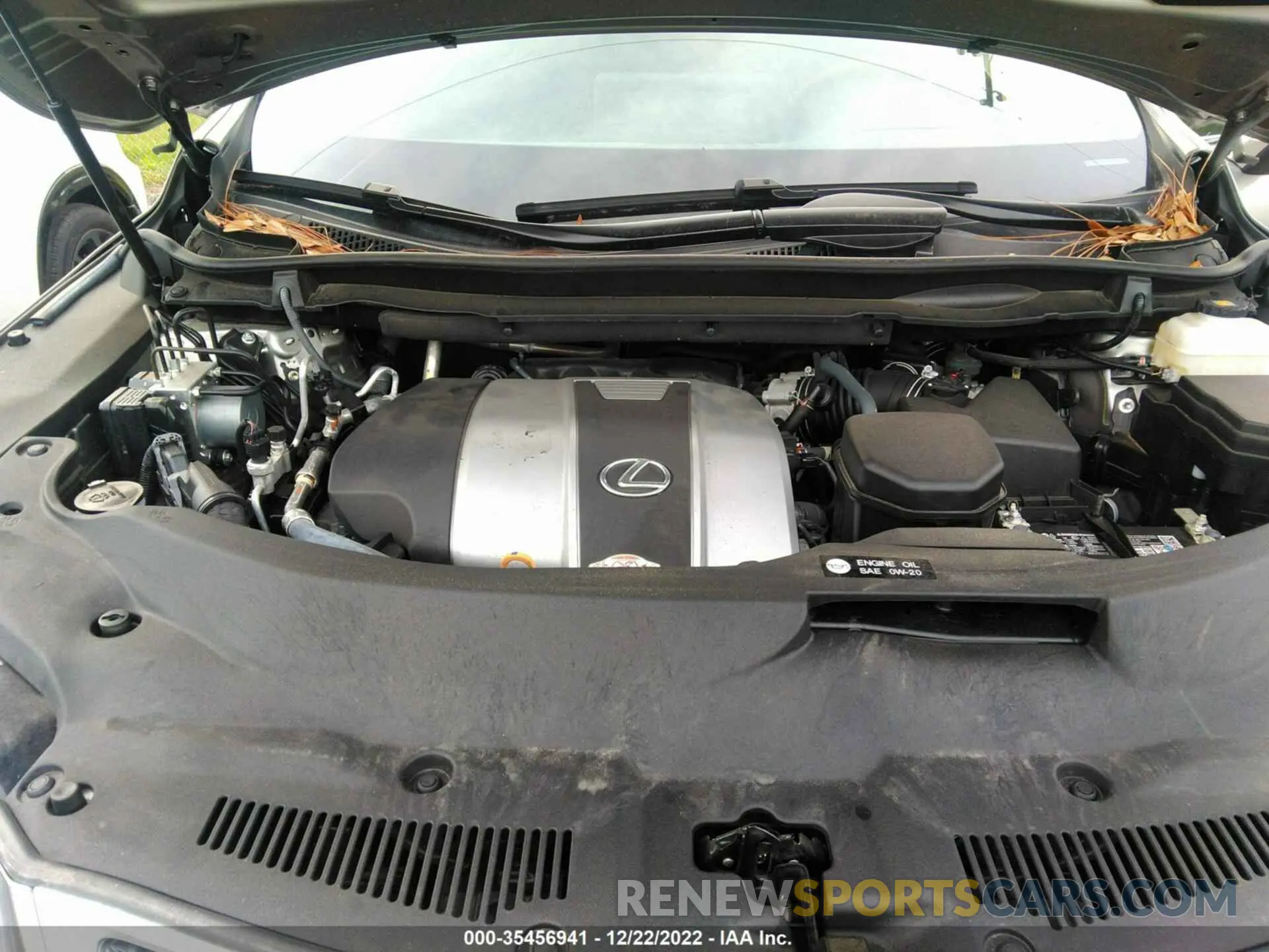 10 fotografías del automóvil dañado 2T2HZMAA9MC211924 LEXUS RX 2021