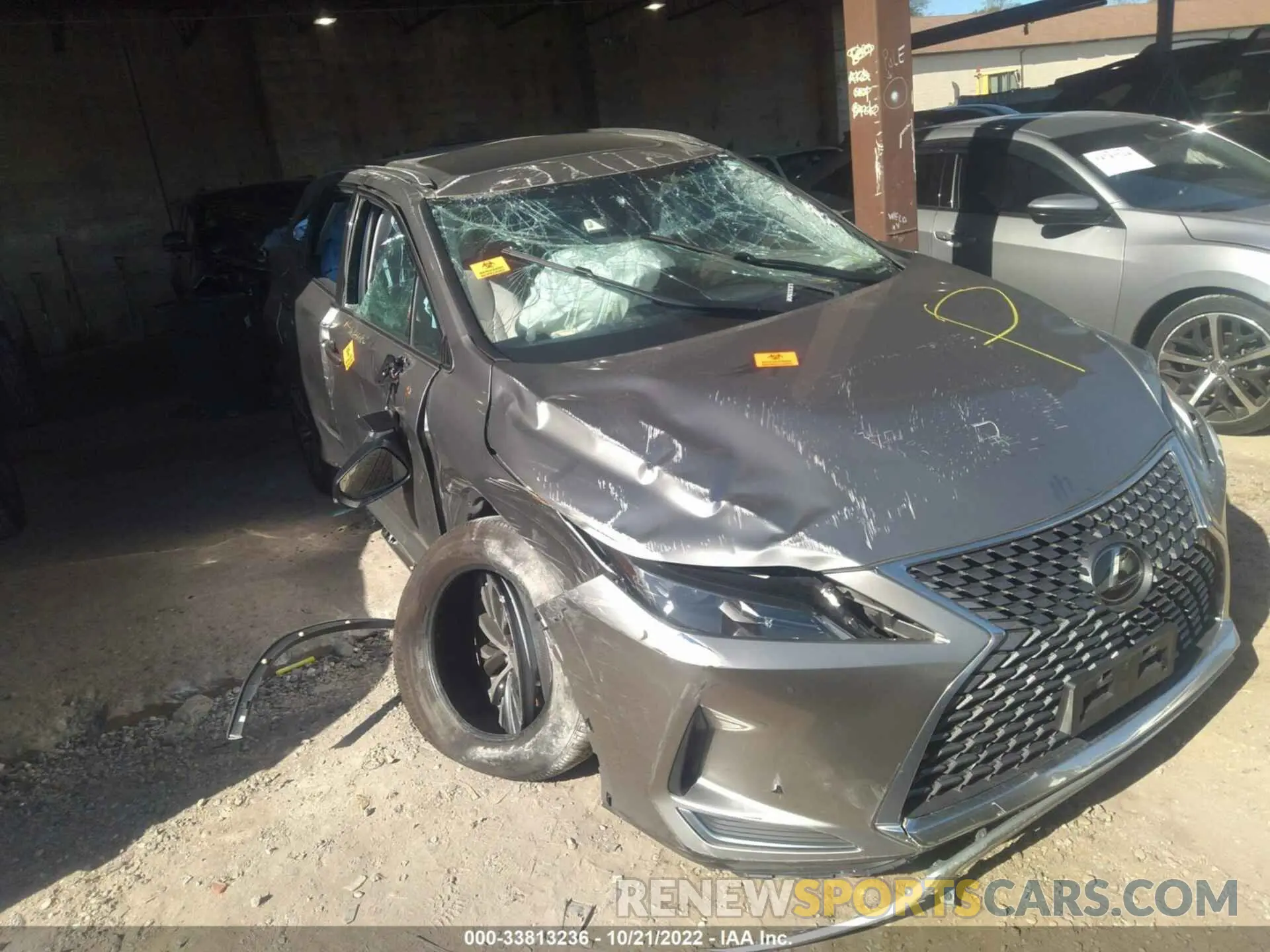 1 fotografías del automóvil dañado 2T2HZMDA8MC275173 LEXUS RX 2021
