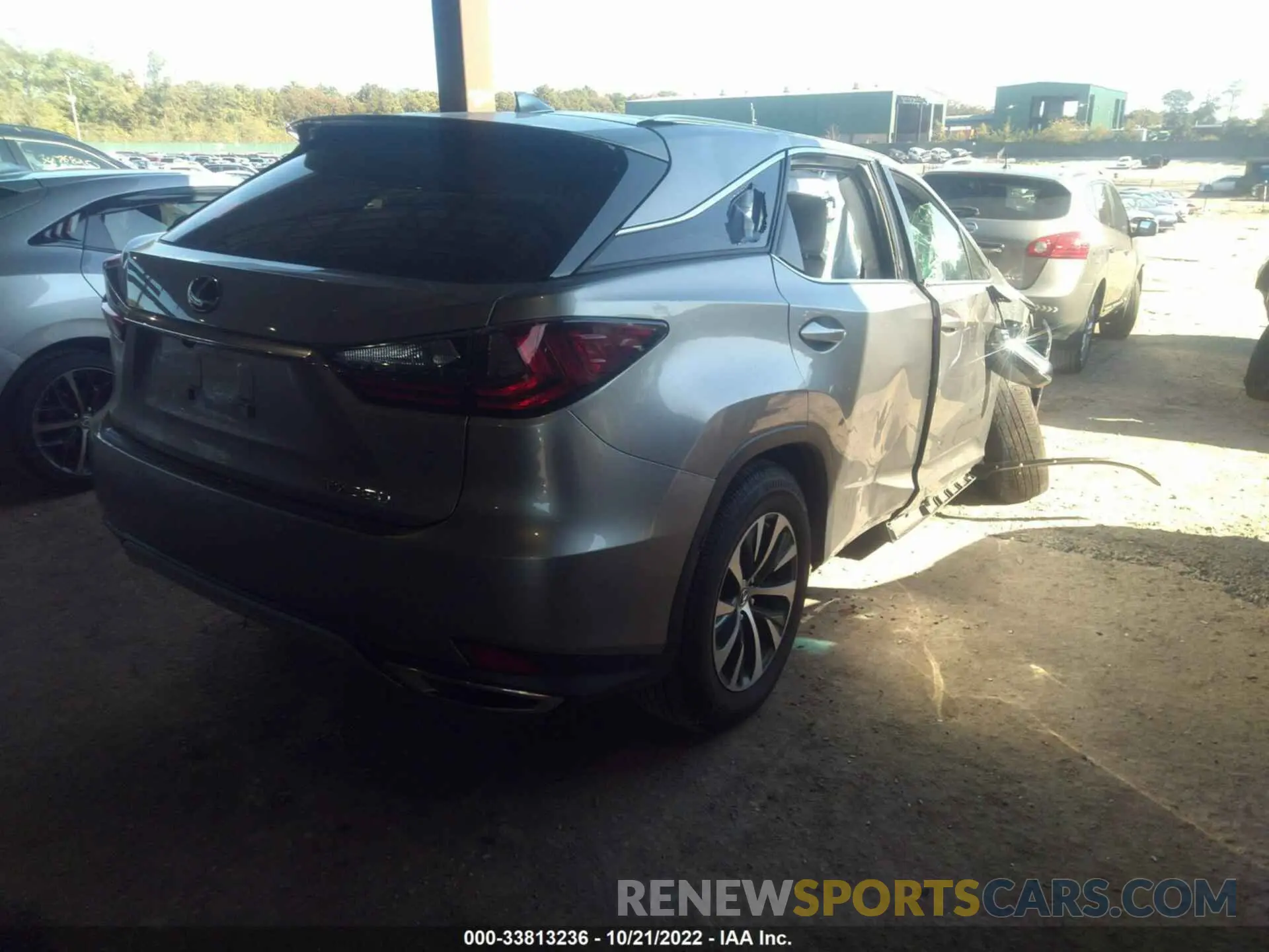 4 fotografías del automóvil dañado 2T2HZMDA8MC275173 LEXUS RX 2021