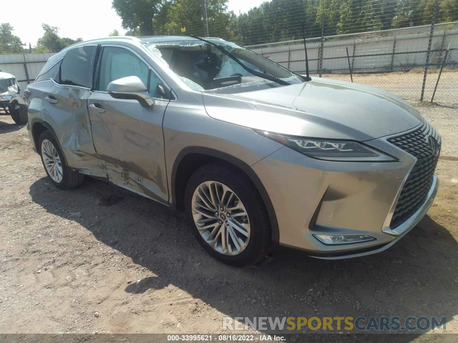 1 fotografías del automóvil dañado 2T2JZMAAXMC195993 LEXUS RX 2021