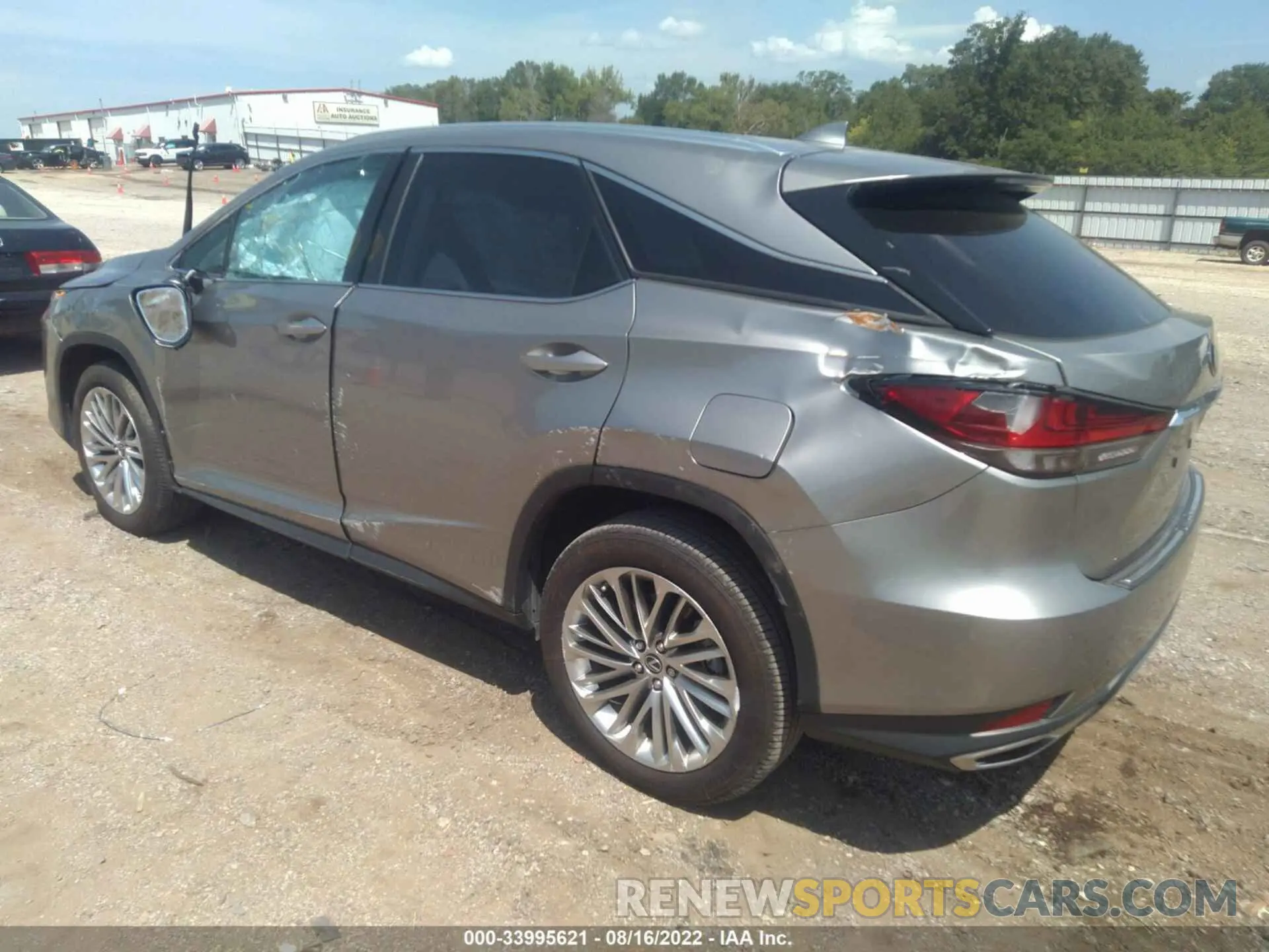 3 fotografías del automóvil dañado 2T2JZMAAXMC195993 LEXUS RX 2021