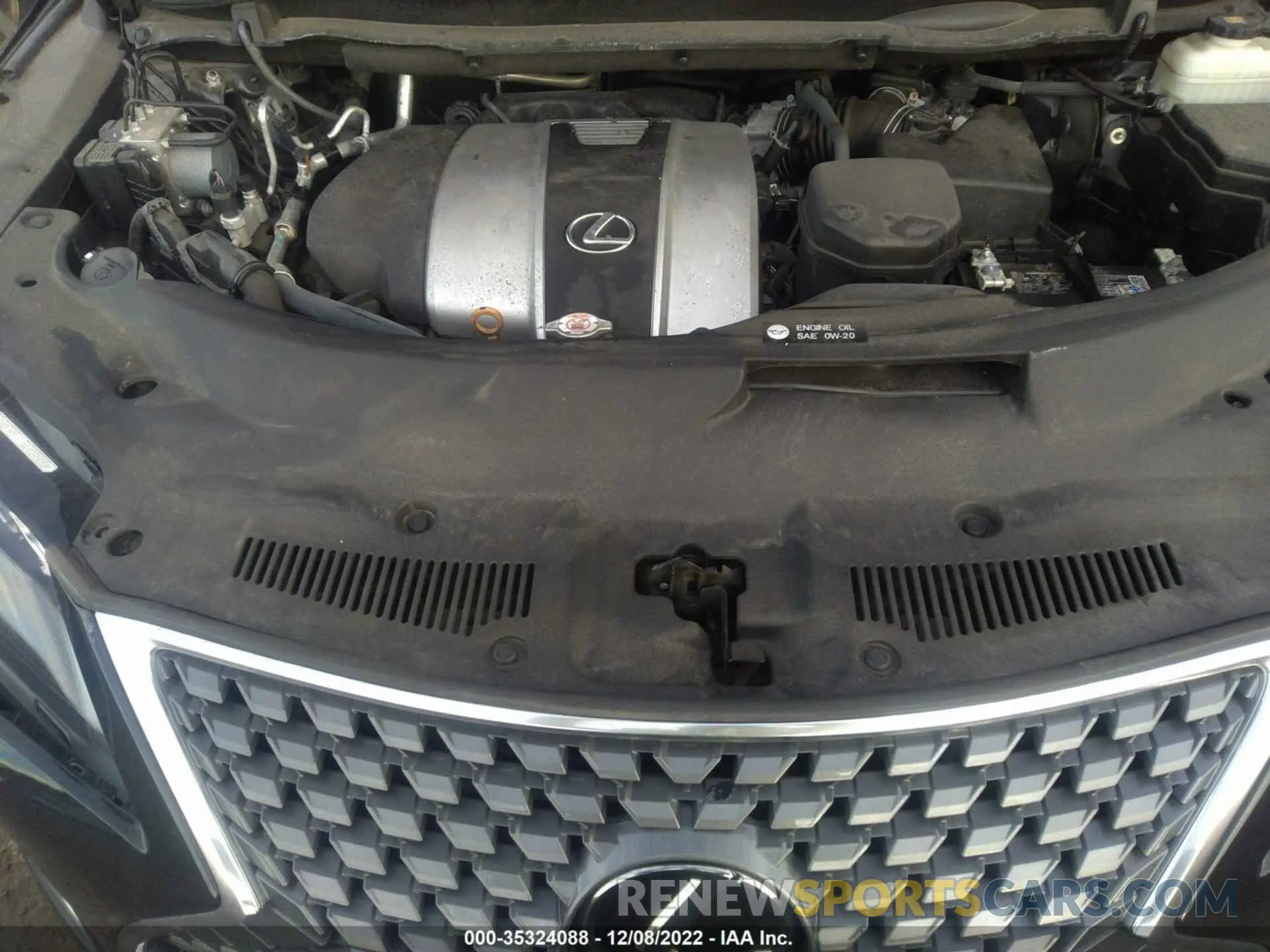 10 fotografías del automóvil dañado 2T2JZMDA1MC270043 LEXUS RX 2021