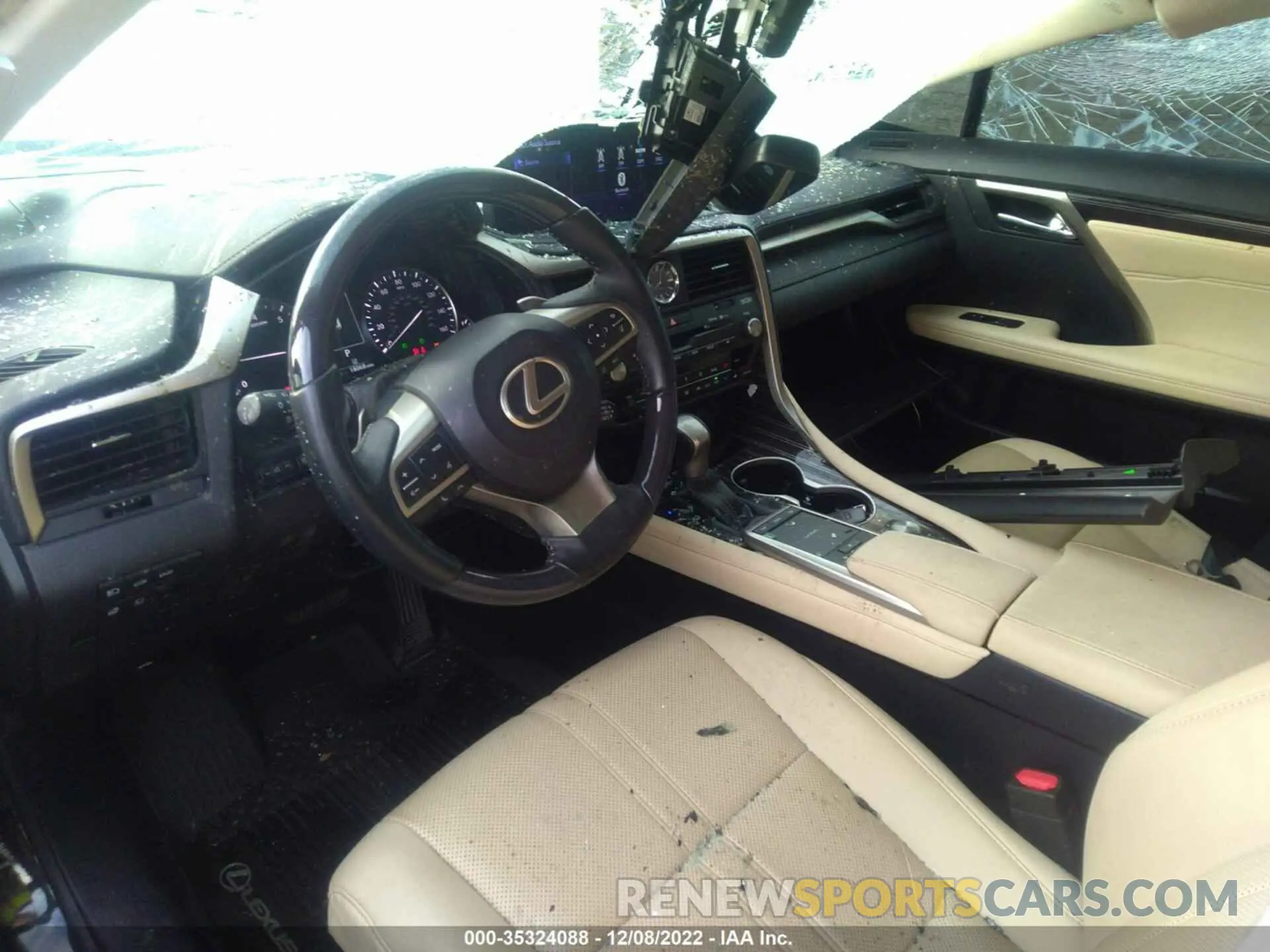 5 fotografías del automóvil dañado 2T2JZMDA1MC270043 LEXUS RX 2021