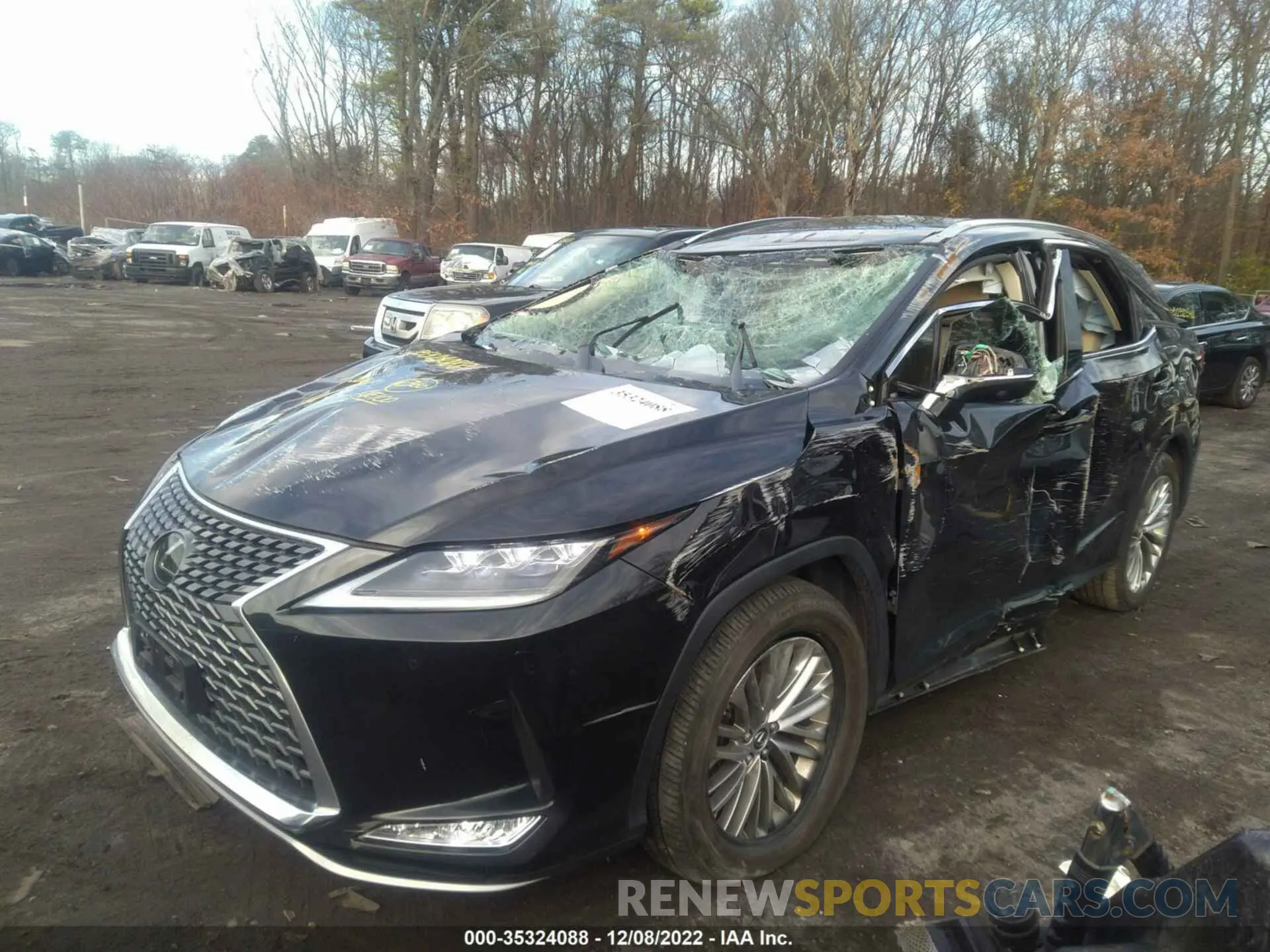 6 fotografías del automóvil dañado 2T2JZMDA1MC270043 LEXUS RX 2021