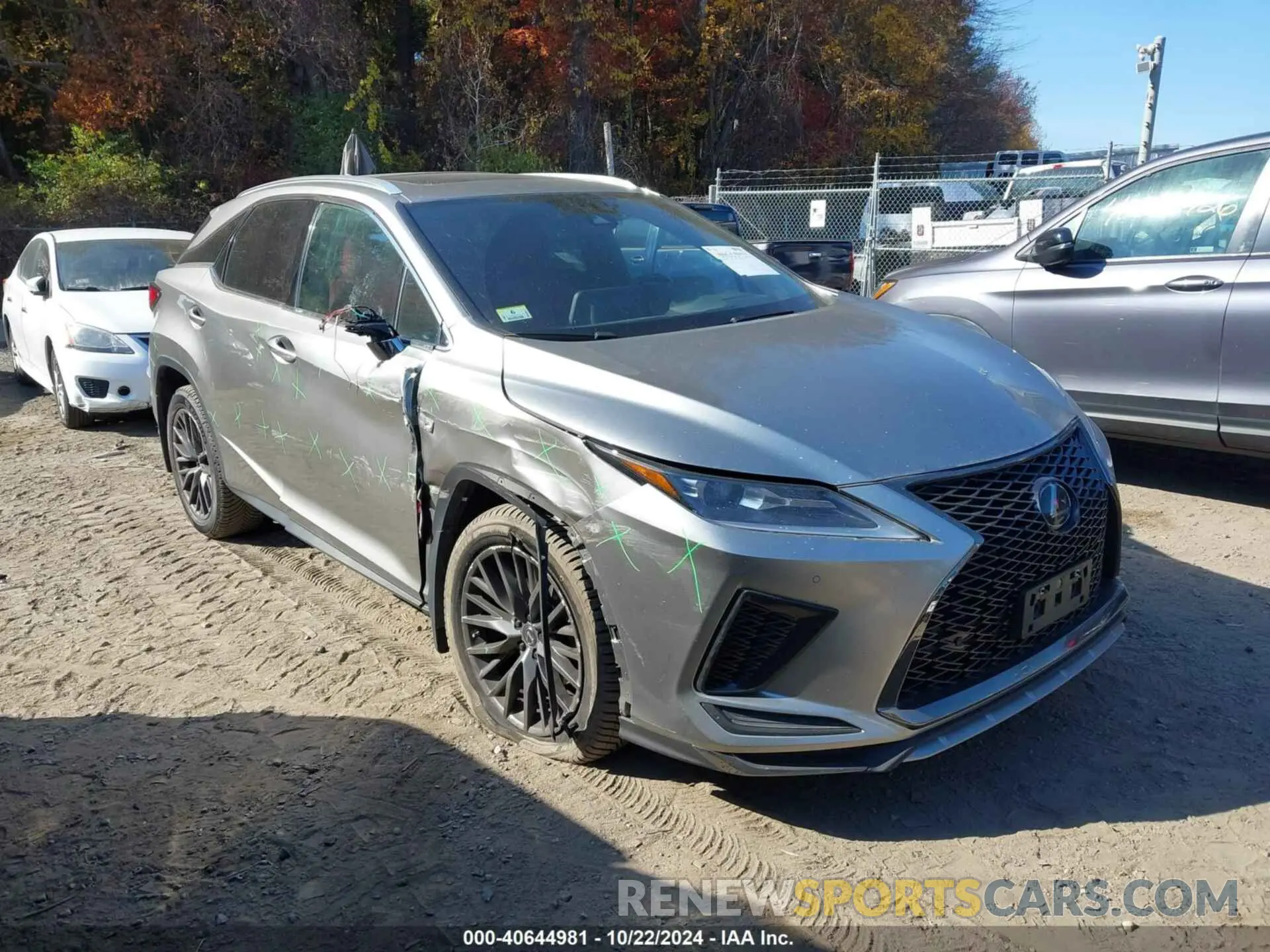 1 fotografías del automóvil dañado 2T2SZMDA6MC297534 LEXUS RX 2021