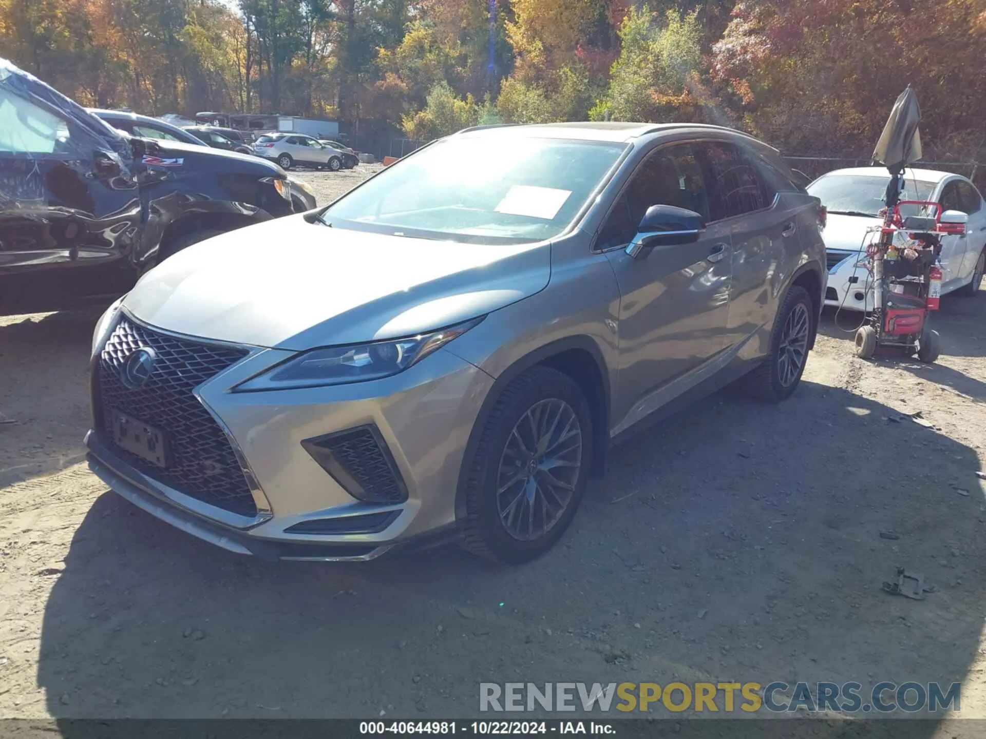 2 fotografías del automóvil dañado 2T2SZMDA6MC297534 LEXUS RX 2021